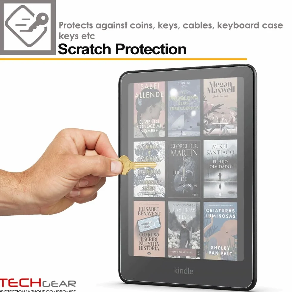 TECHGEAR 3-pak matowych ochraniaczy do Kindle Paperwhite 2024 12. generacji ANTI GLARE