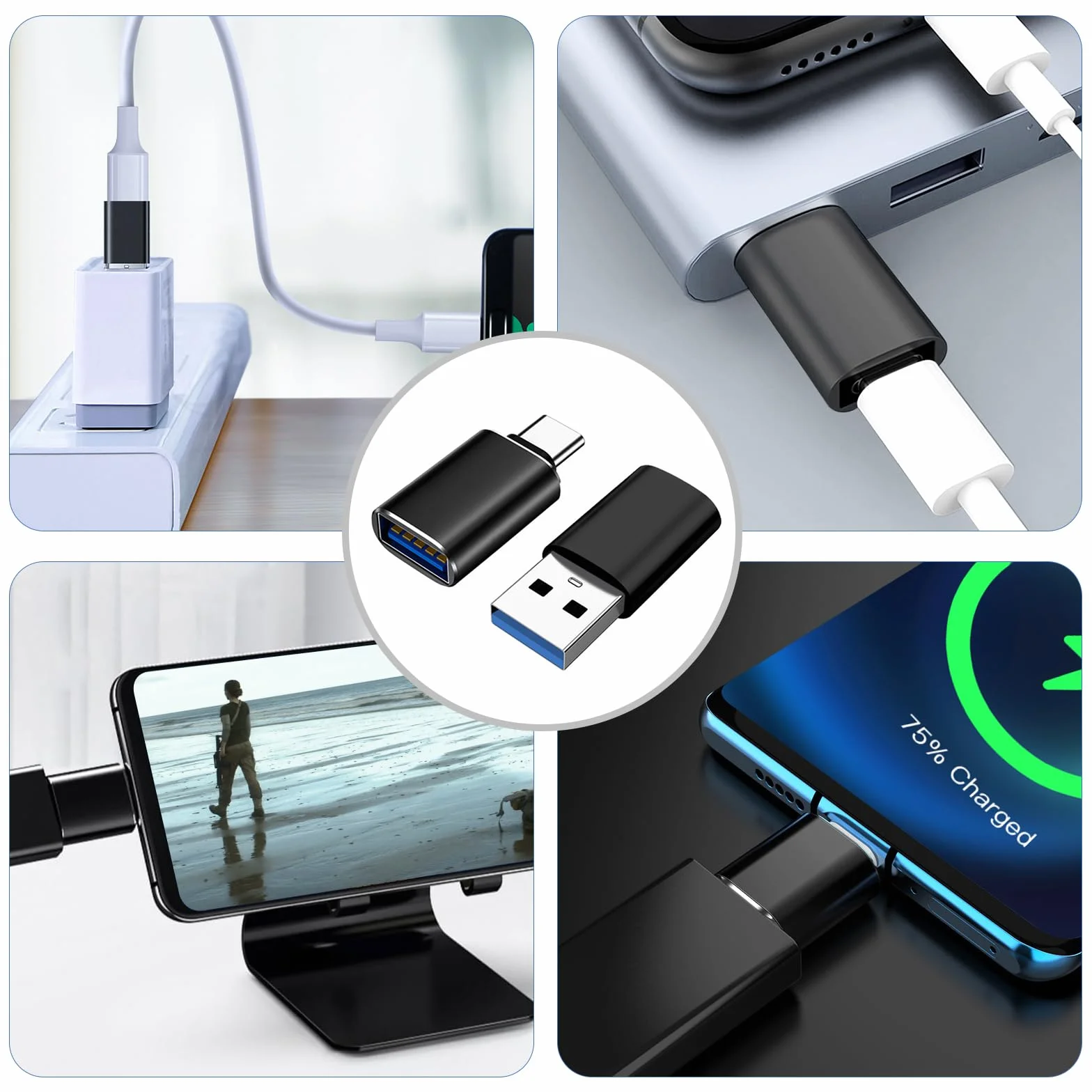 Przejściówka USB C na USB - Adapter USB C na USB, USB na USB C
