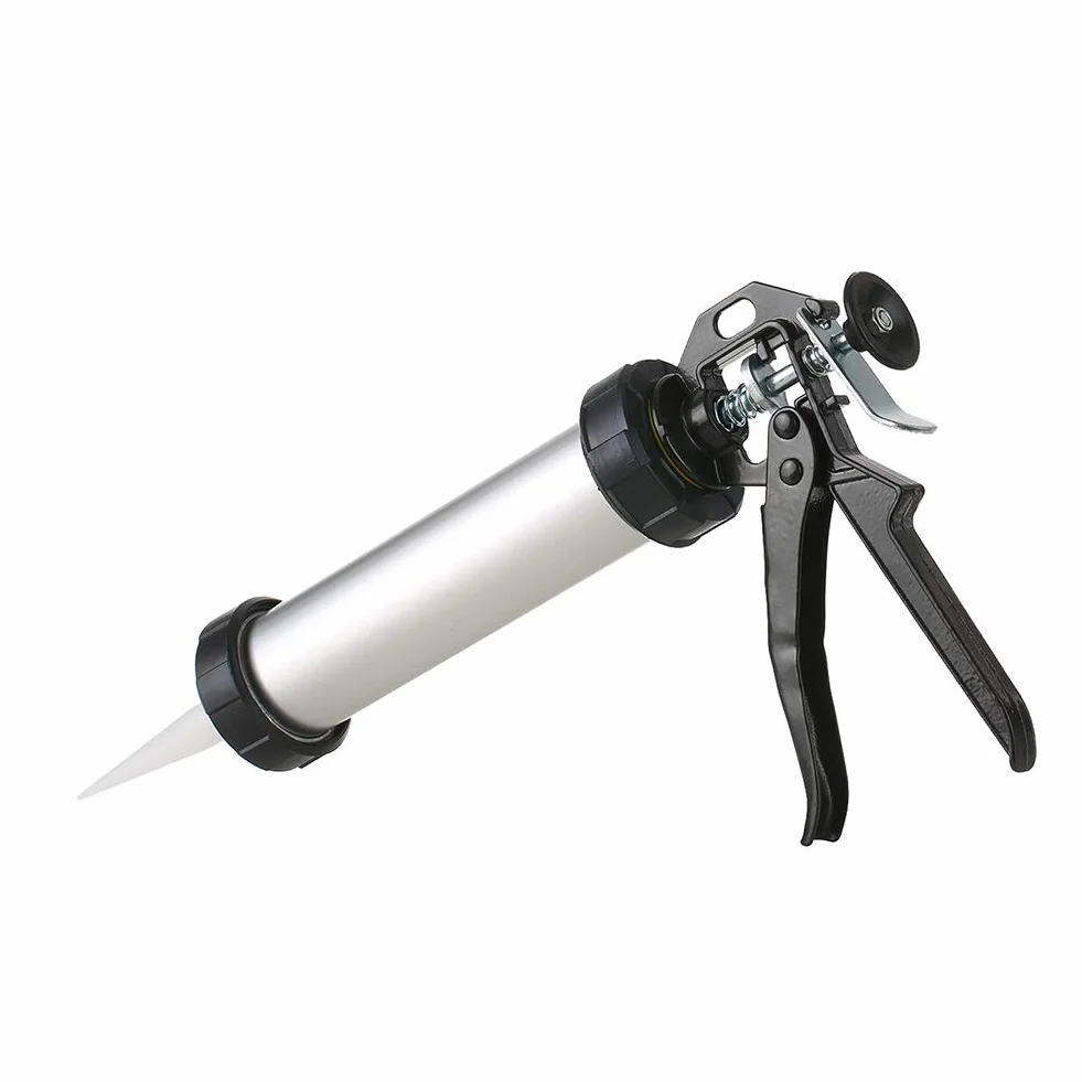 Pistolet do uszczelniania ze stopu aluminium 300 ml, pistolet do klejenia szkła Elastyczny pistolet do miękkiego silikonu do majsterkowania