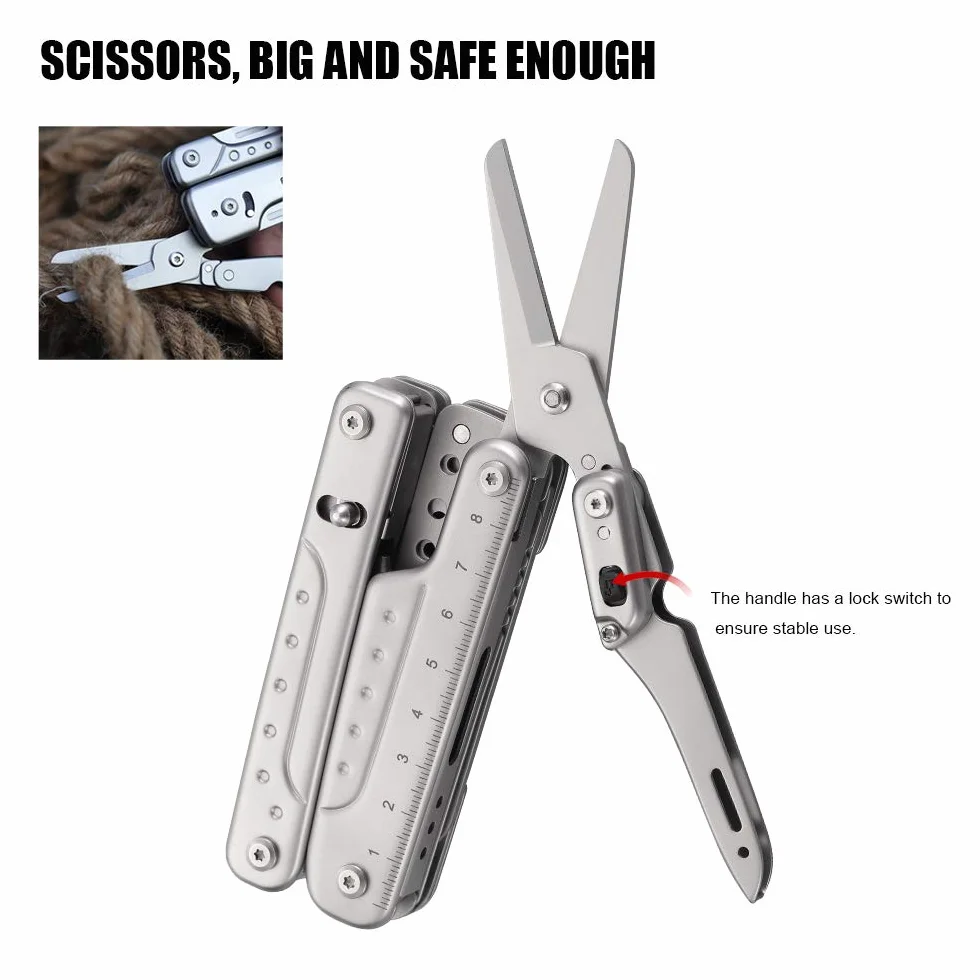 ROXON S802 Phantom zaktualizowana wersja Multi Tool szczypce i nożyczki z wymiennym ostrzem i przecinakami... (S802S)