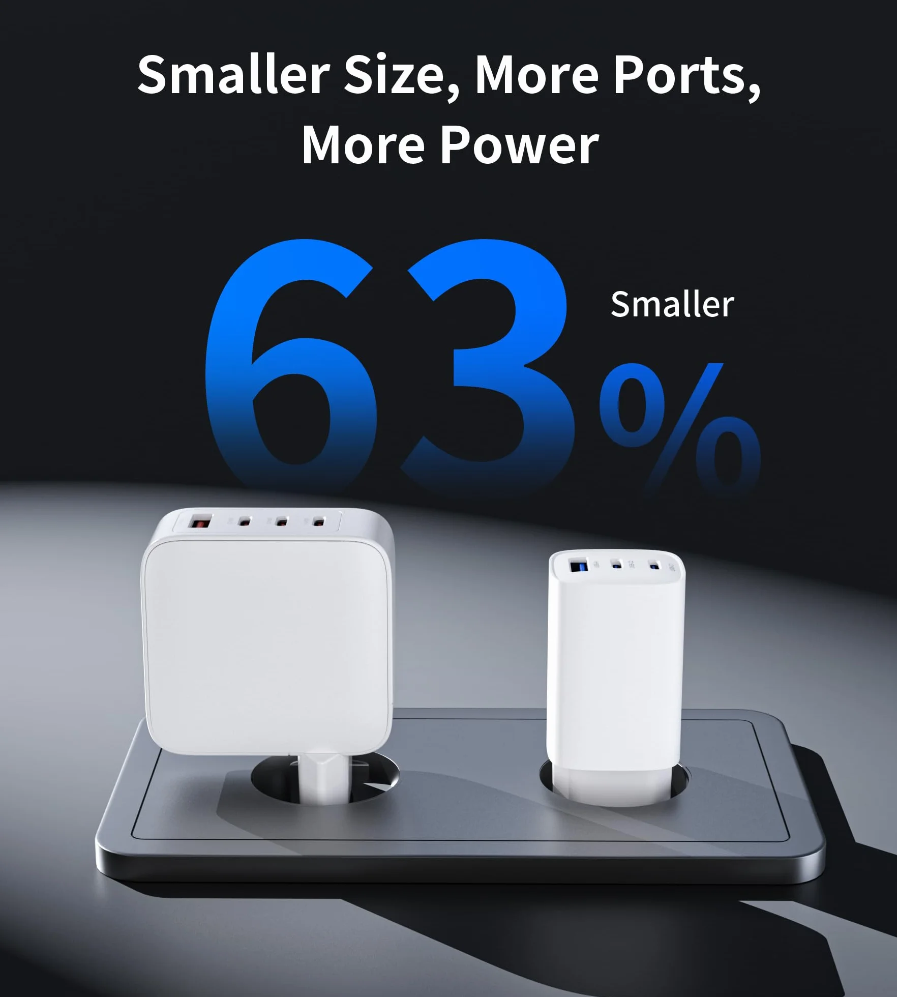 Ładowarka USB C 65 W (biała)