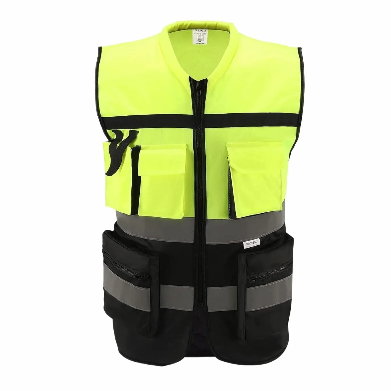 Odblaskowa Kamizelka Odblaskowa Unisex, Odzież, Na Placu Budowy Kamizelka(Grün)