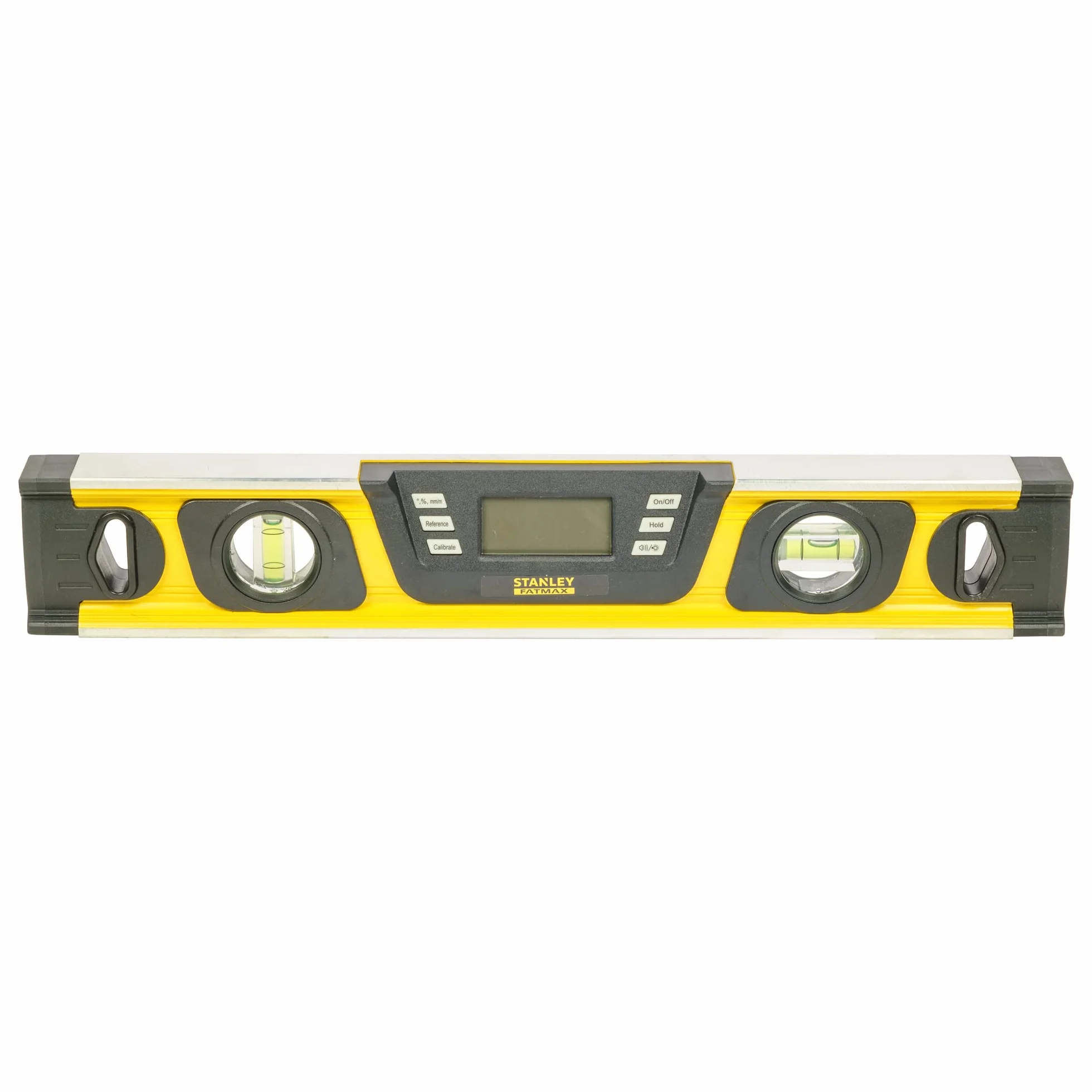 Stanley Pochyłomierz FatMax (cyfrowa poziomica w stopniach|procent mm/m, długość 40 cm, wyświetlacz LCD) 0-42-063