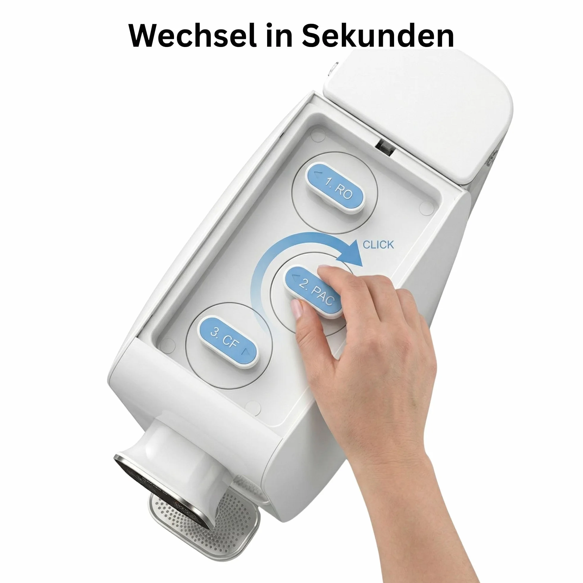 AORA | Zestaw filtrów zamiennych do przenośnej instalacji odwróconej osmozy AORA bez przyłącza wody stałej Quick Change – filtr wody Fresh OSMOSIS WATER | Zakres dostawy: filtr zamienny CF + filtr