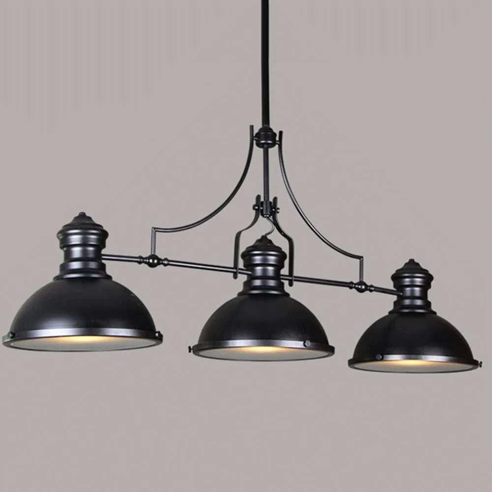 Przemysłowa lampa wisząca z 3 światłami