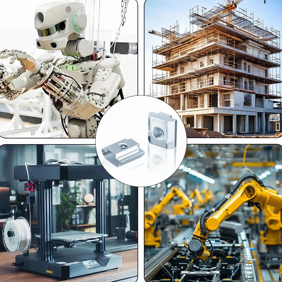 60 sztuk kamieni do rowków M5 typ B, nakrętka przesuwna T do profilu aluminiowego serii 20, zestaw kamieni rowkowych T M5, stal węglowa, nakrętka przesuwna do szczeliny wytłaczanej z profilem