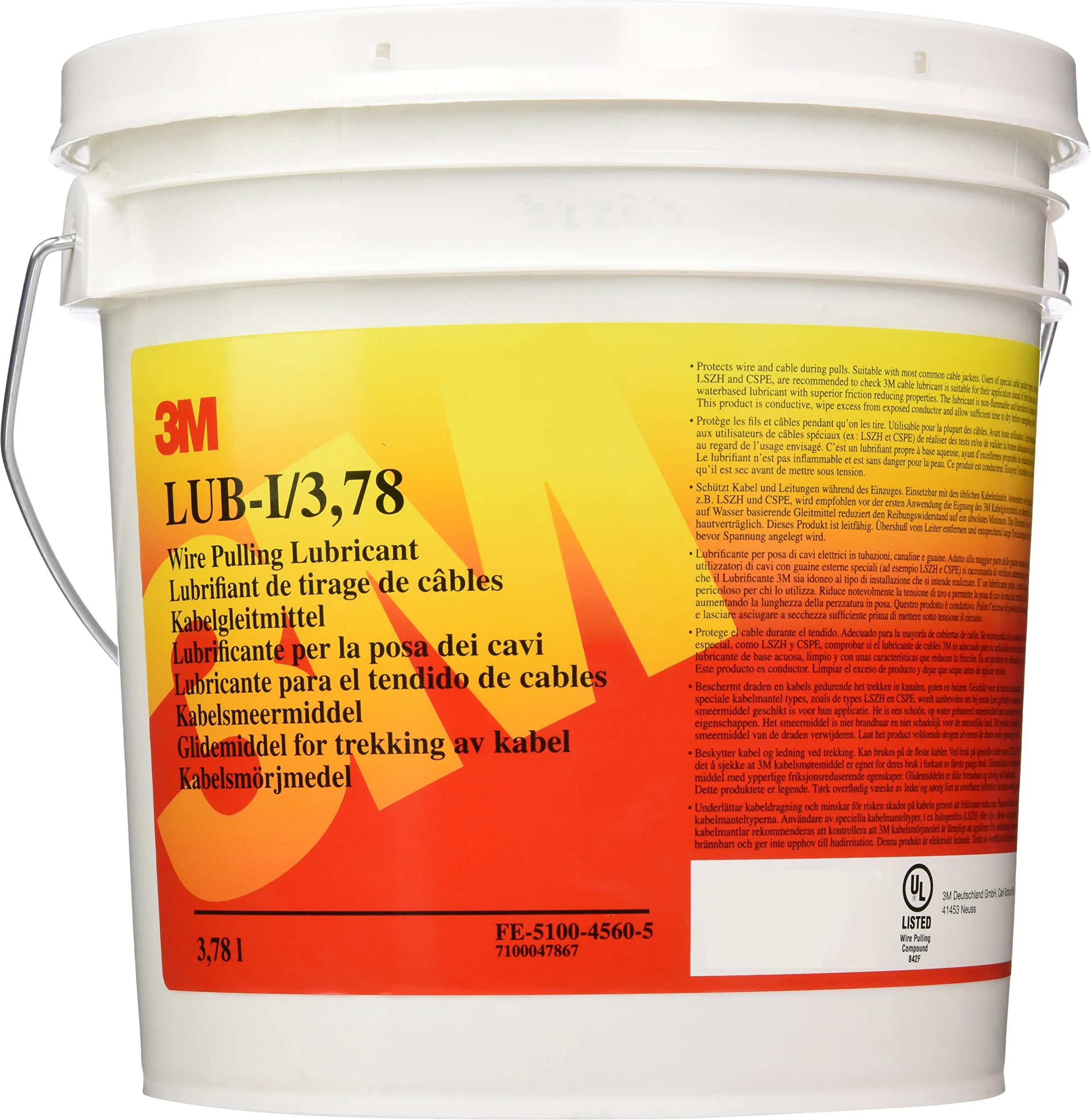 3M Lubrykant do ciągnięcia drutu, LUB-I 3,78 l