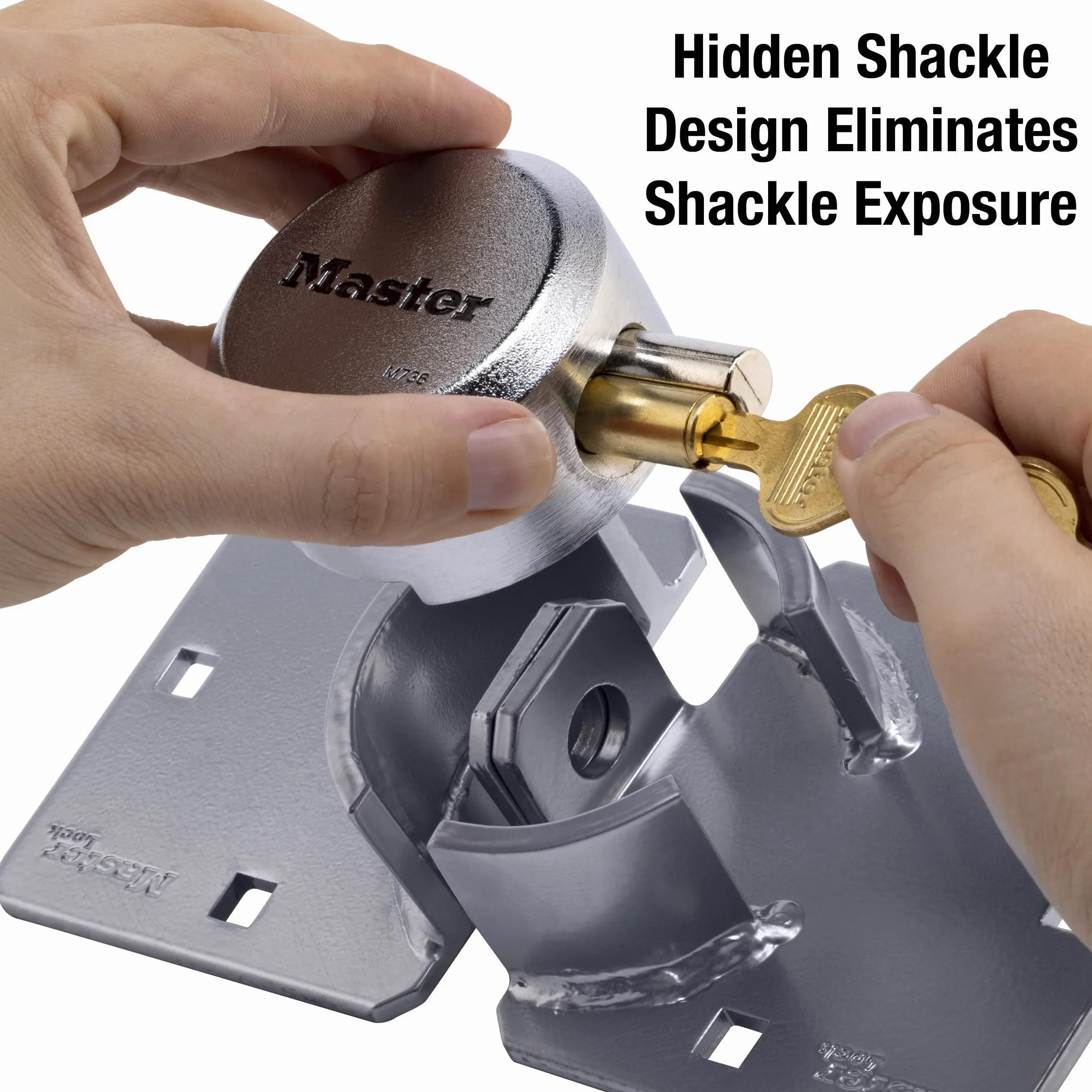 Master Lock M736XKADCCSEN Ukryty zamek uchylny z zasuwką