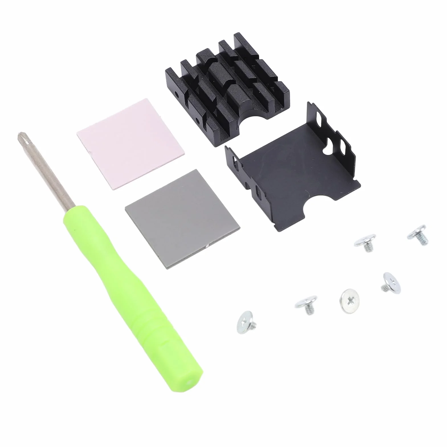 Dwustronny Radiator M.2 2230 SSD do Komputera PC, Wydajna Chłodnica Chłodząca z termiczną podkładką silikonową dla Entuzjastów Komputerów, Stop Aluminium Mg