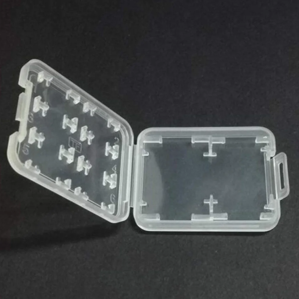 Pudełko do przechowywania kart pamięci etui na karty micro SD TF SDHC MSPD