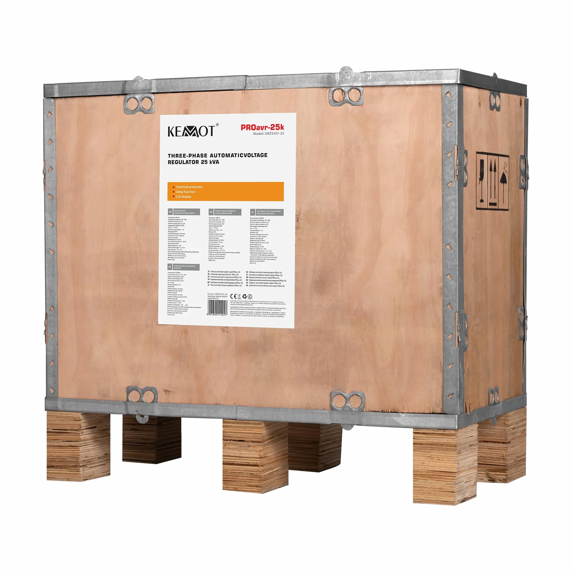 Kemot Automatyczny Trójfazowy Stabilizator Napięcia PROavr-25k 25000 VA URZ3437-25