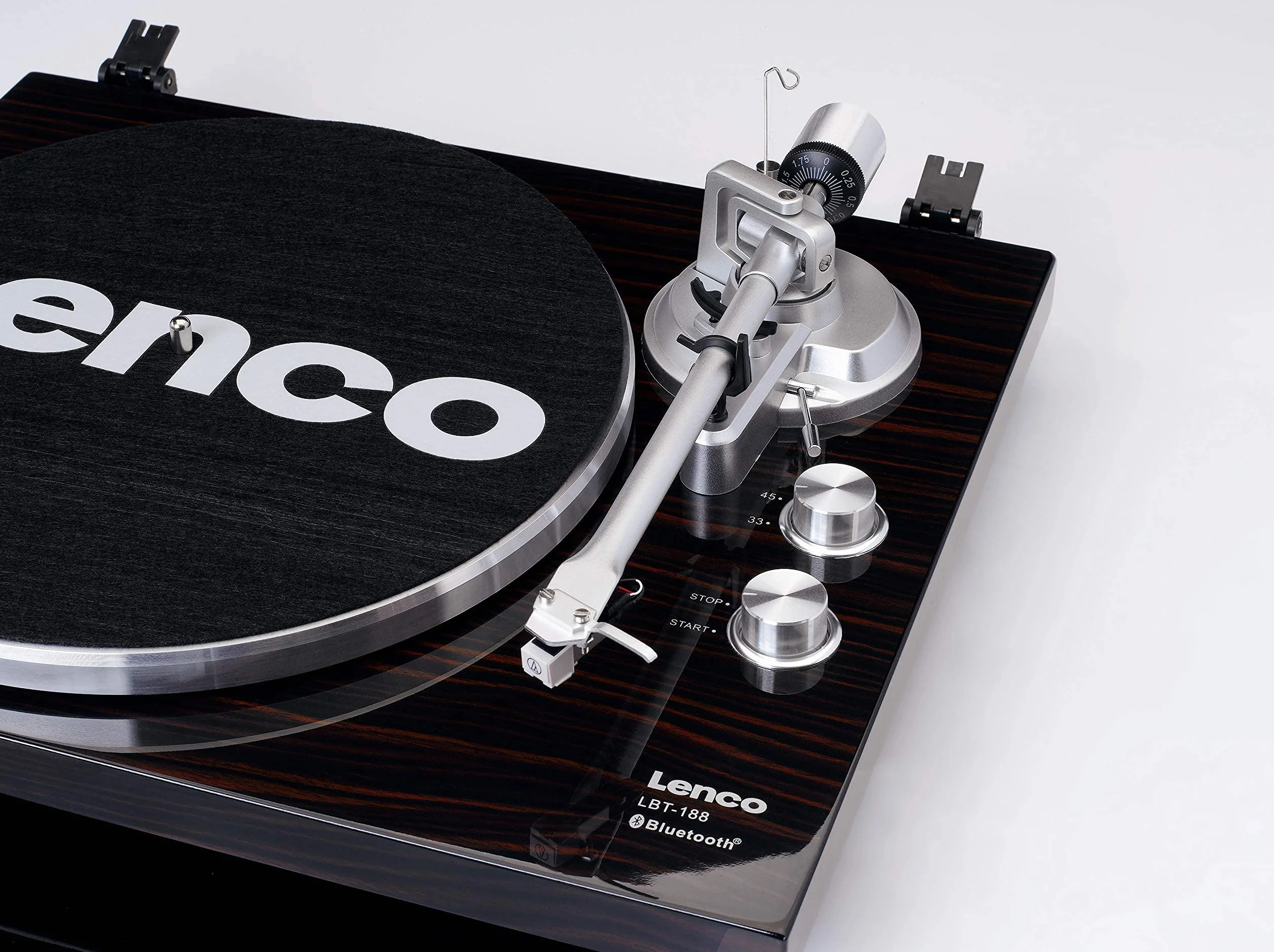 Lenco Lbt-188 Gramofon, Czarny, 41.5 x 36 x 12.5 cm