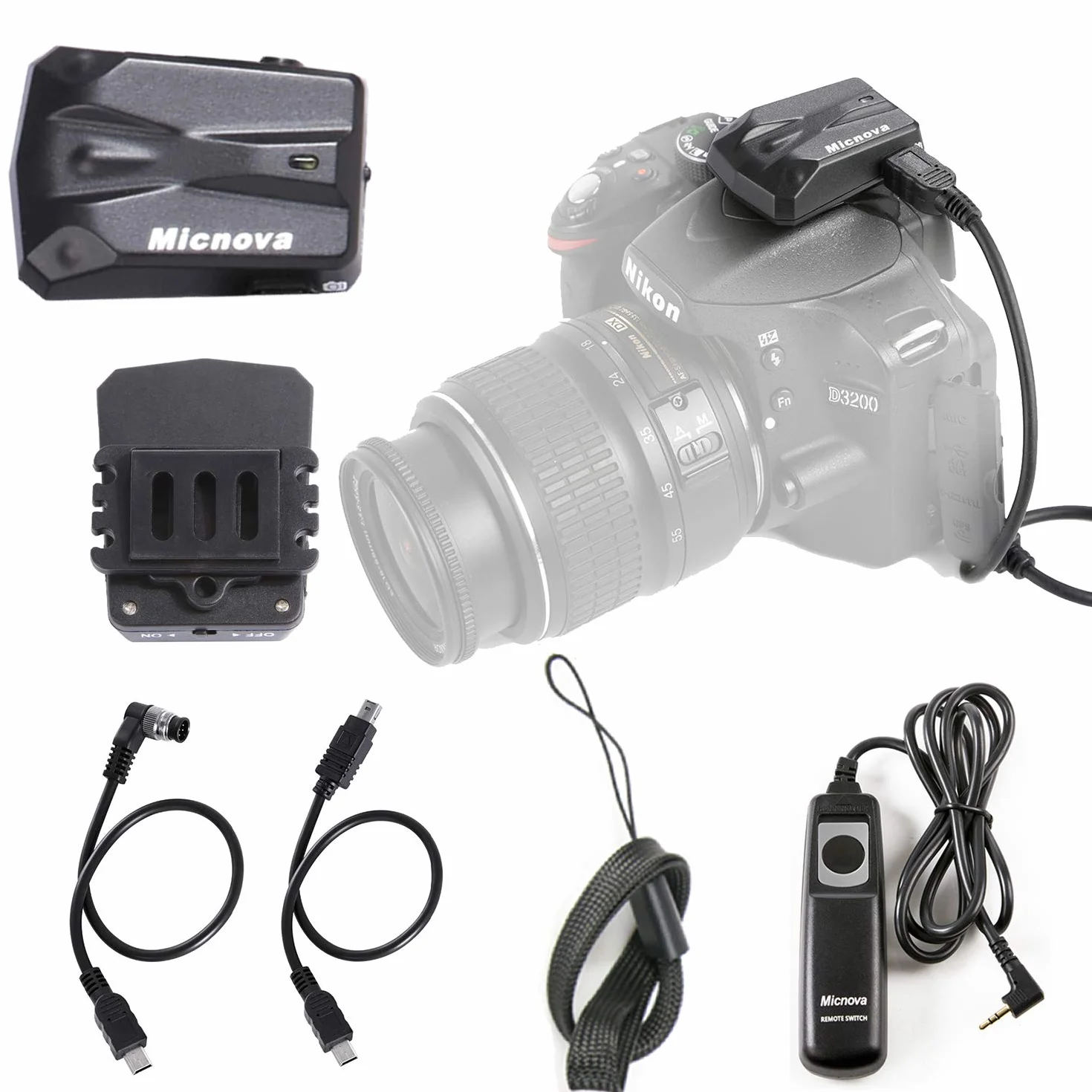Micnova GPS-N Plus Odbiornik GPS Nawigacja Geotagowanie do Nikon D800 D3200 D3300 D90 D7100 D5200 D4 D600 D5100 D7000 D300 D300S