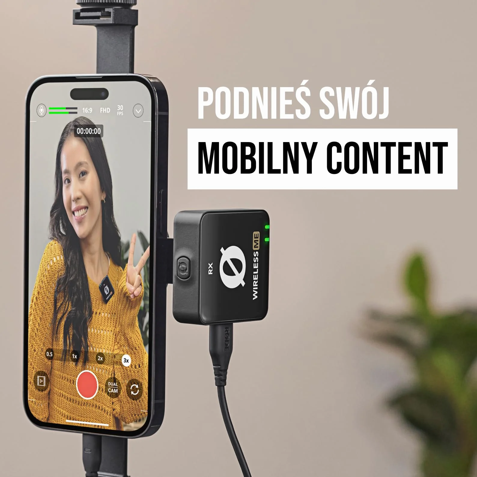 RØDE Magnetyczny Uchwyt do Smartfona Cold Shoe 1/4 cala MagSafe