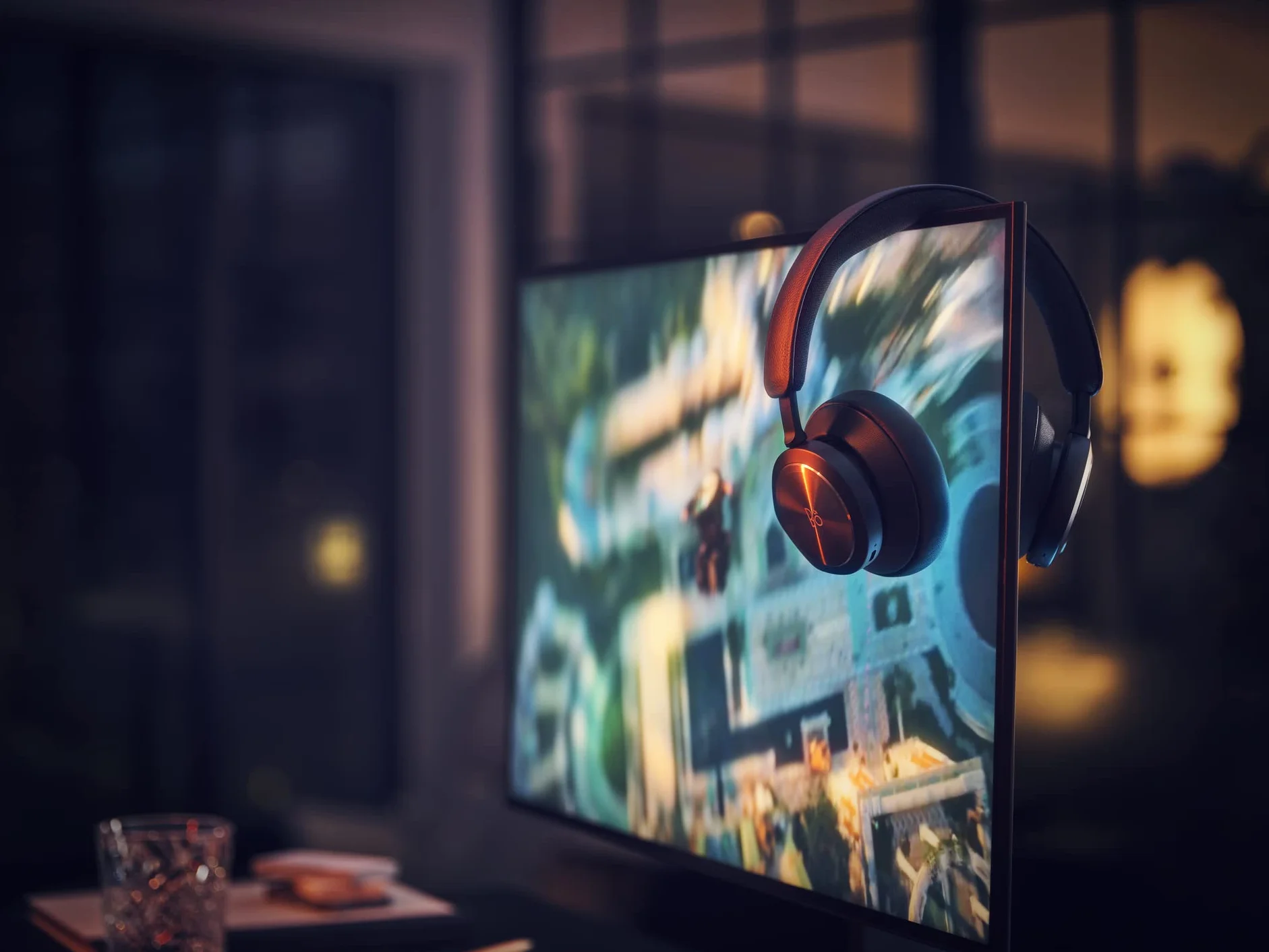 Bang & Olufsen Beoplay Portal – Wygodne bezprzewodowe słuchawki do gier z redukcją szumów na Xbox Series X|S, Xbox One, Black Anthracite
