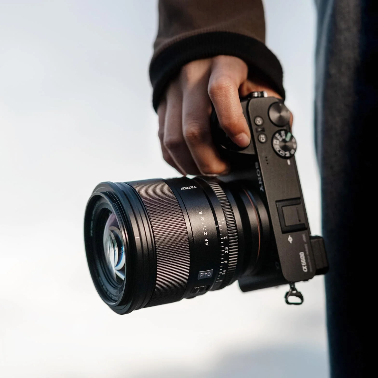 VILTROX 27 mm F/1.2 PRO AF Lens do Sony E Mount 27 mm F/1.2 APS-C Autofokus Prime STM obiektyw kompatybilny z Sony E Mount A7 a6700 a6500