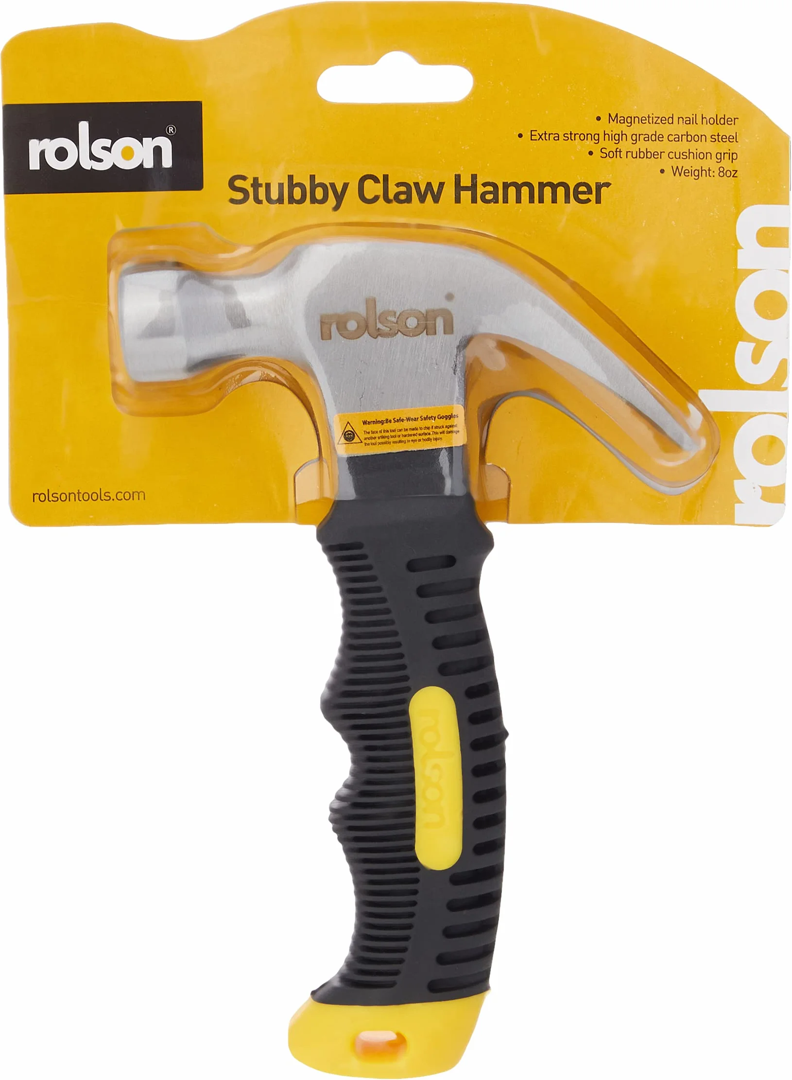 Rolson Stubby Claw Młotek, Srebrny/Czarny, ‎14 x 3,5 x 22 cm; 283,5 g