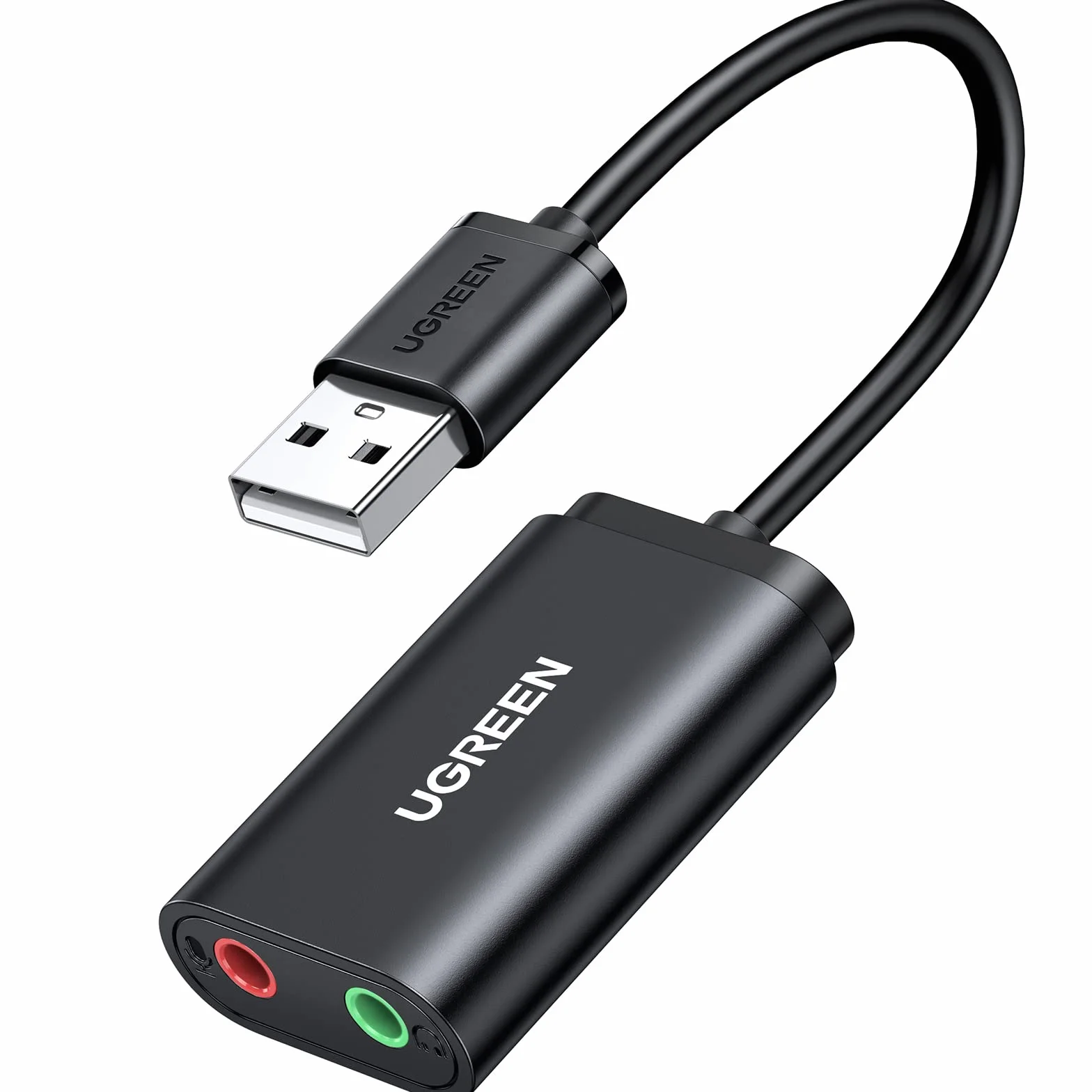 UGREEN Zewnętrzna Karta Dźwiękowa USB Adapter Audio USB.