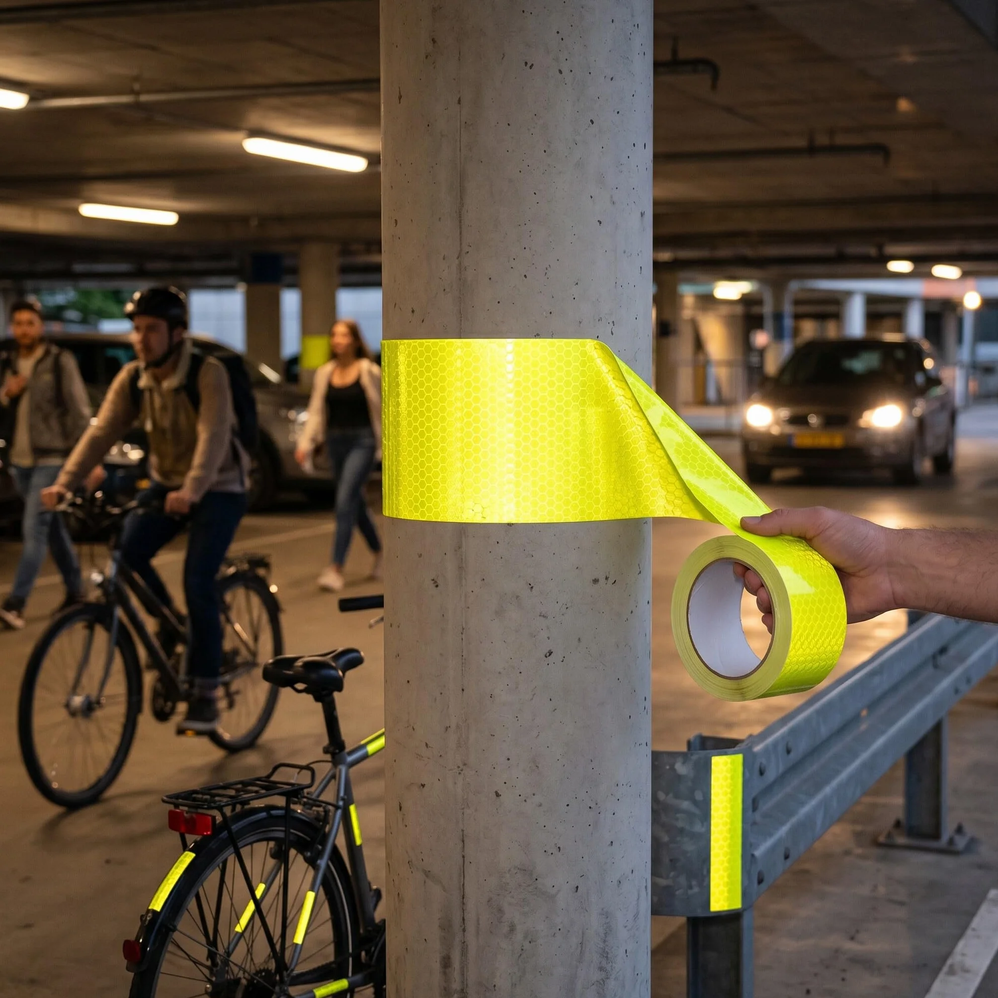 Odblaskowe naklejki ścienne na samochód, taśma ostrzegawcza, fluorescencyjna, samoprzylepna, wodoodporną, widoczna, naklejka outdoorowa, dla łodzi i ciężarówek