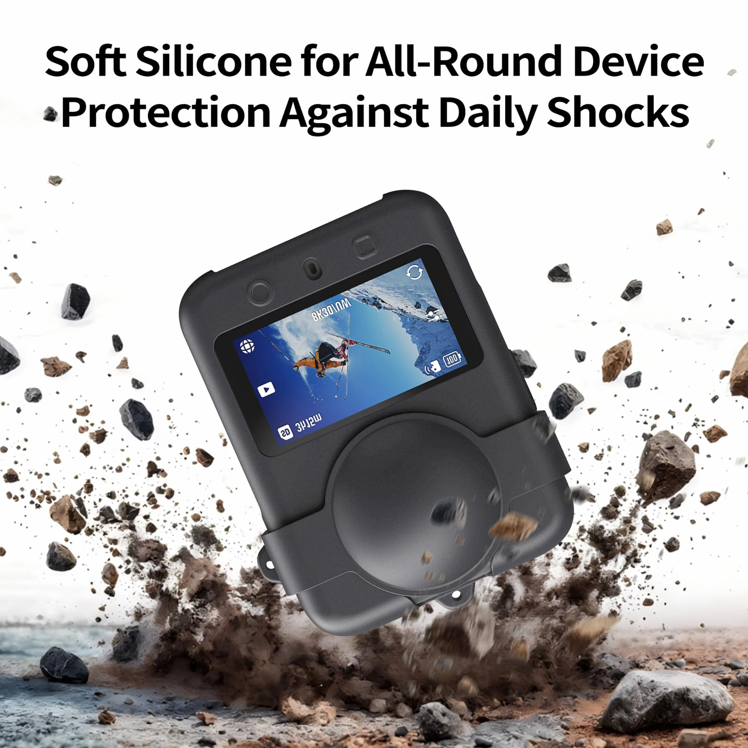 Silikonowe etui ochronne do DJI Osmo 360, odporne na uderzenia