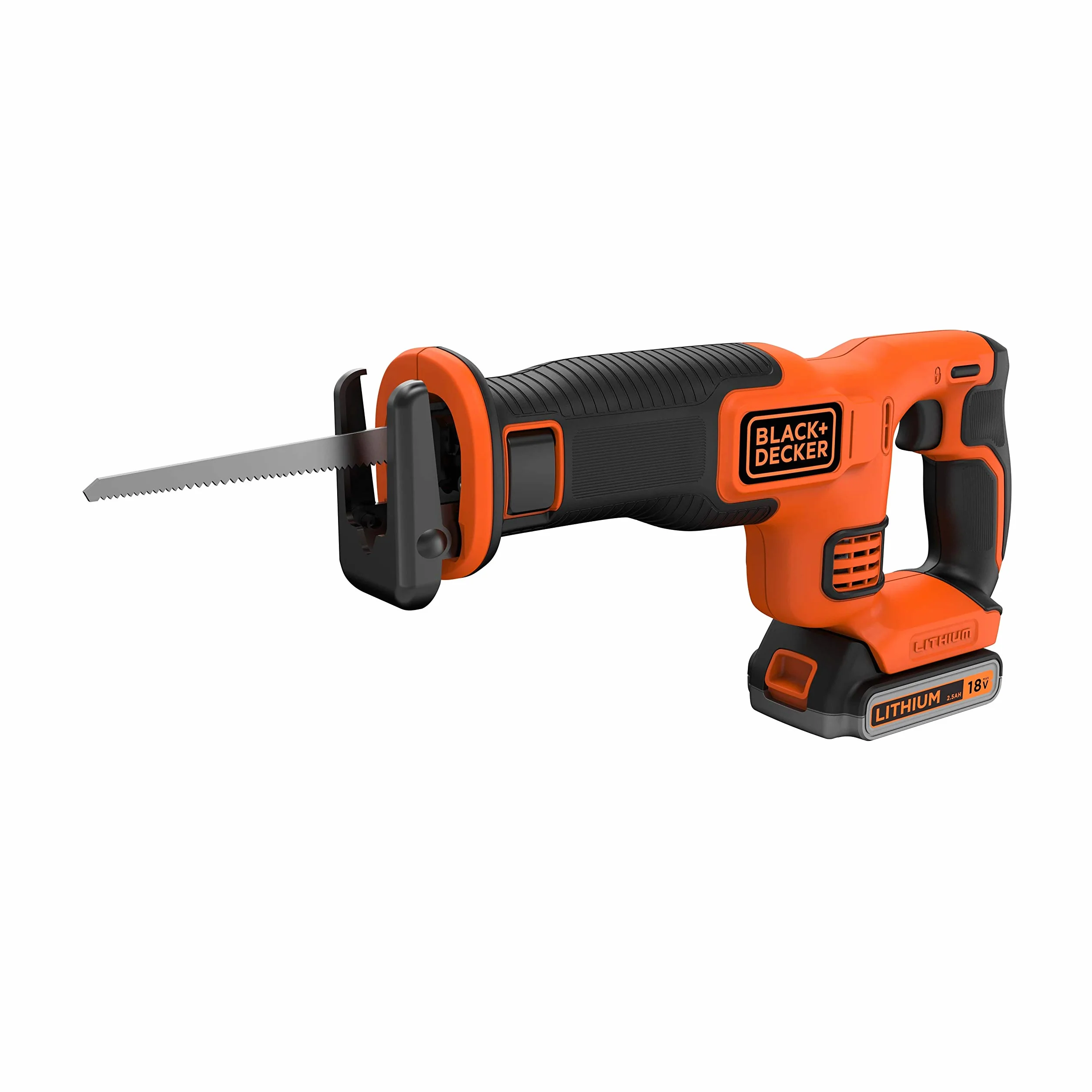 Black + Decker BDCR18M1-QW piła szablasta, bezprzewodowa, 18 V-1,5 Ah, 1 bateria, ostrze 140 mm