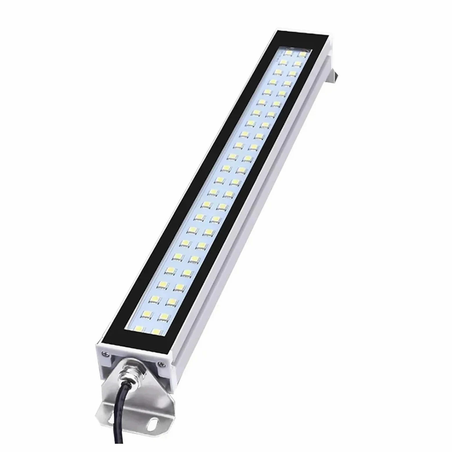 Lampa robocza LED CNC, przemysłowa lampa tokarska ze stopu aluminium, wodoszczelna IP67, oświetlenie warsztatowe LED do warsztatu (1080 mm, 24 V)