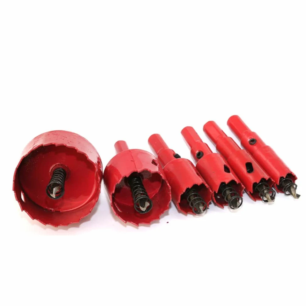 Otwornica 1 Pc 16mm-200mm Wiertło Otwornica Wiertła Kręte Cutter Power Tool Metalowe Otwory Zestaw Wiercenia Narzędzia Stolarskie do Drewna Stal, 150mm