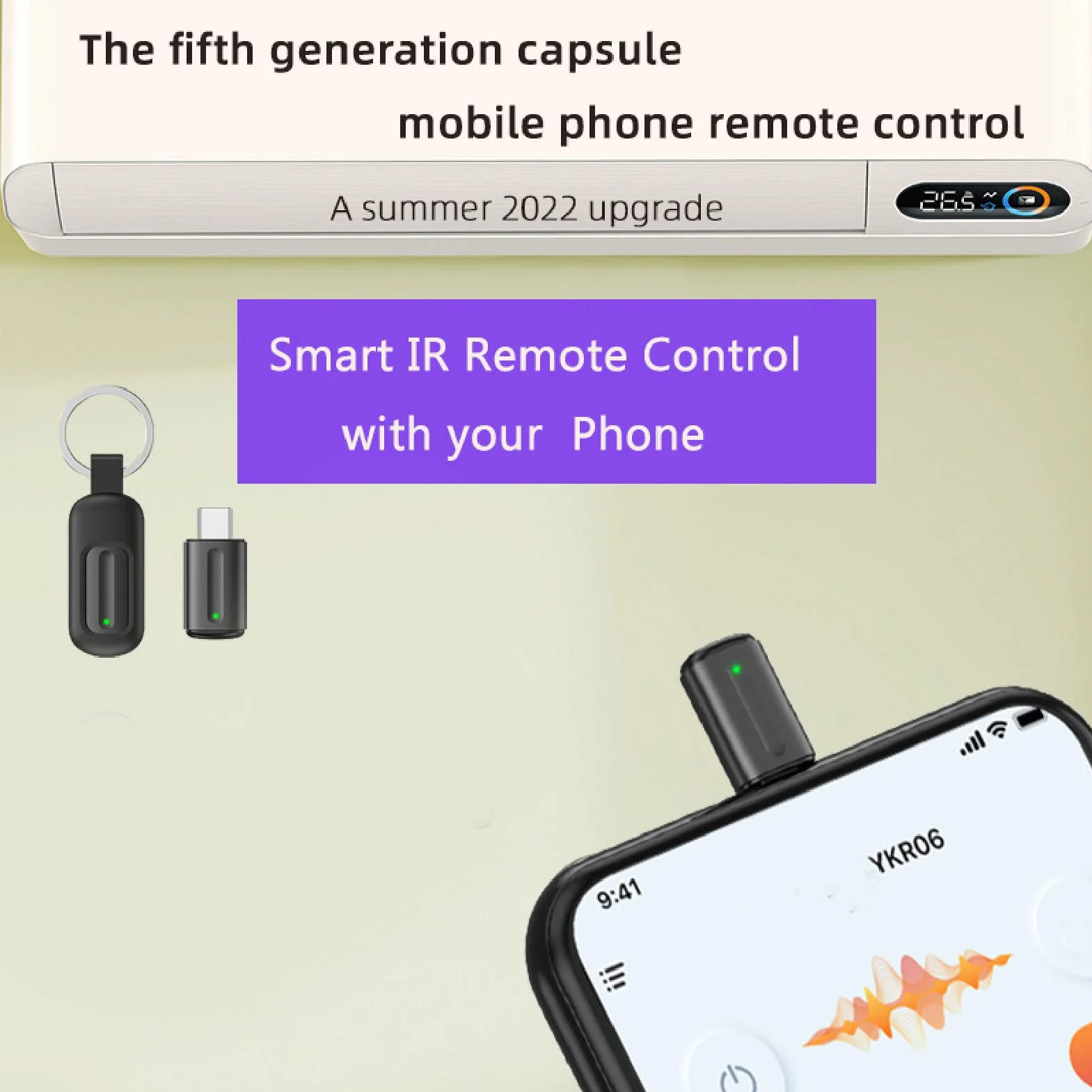 Pilot na podczerwień do Mini Smartfona, Adapter Kontrolera 30 Stopni