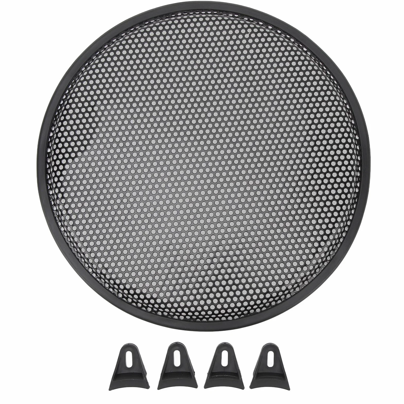 Maskownica Głośnika 12-calowa Kratka Głośnika Żelazny Subwoofer Okrągła Osłona Audio Mesh do Samochodu RV