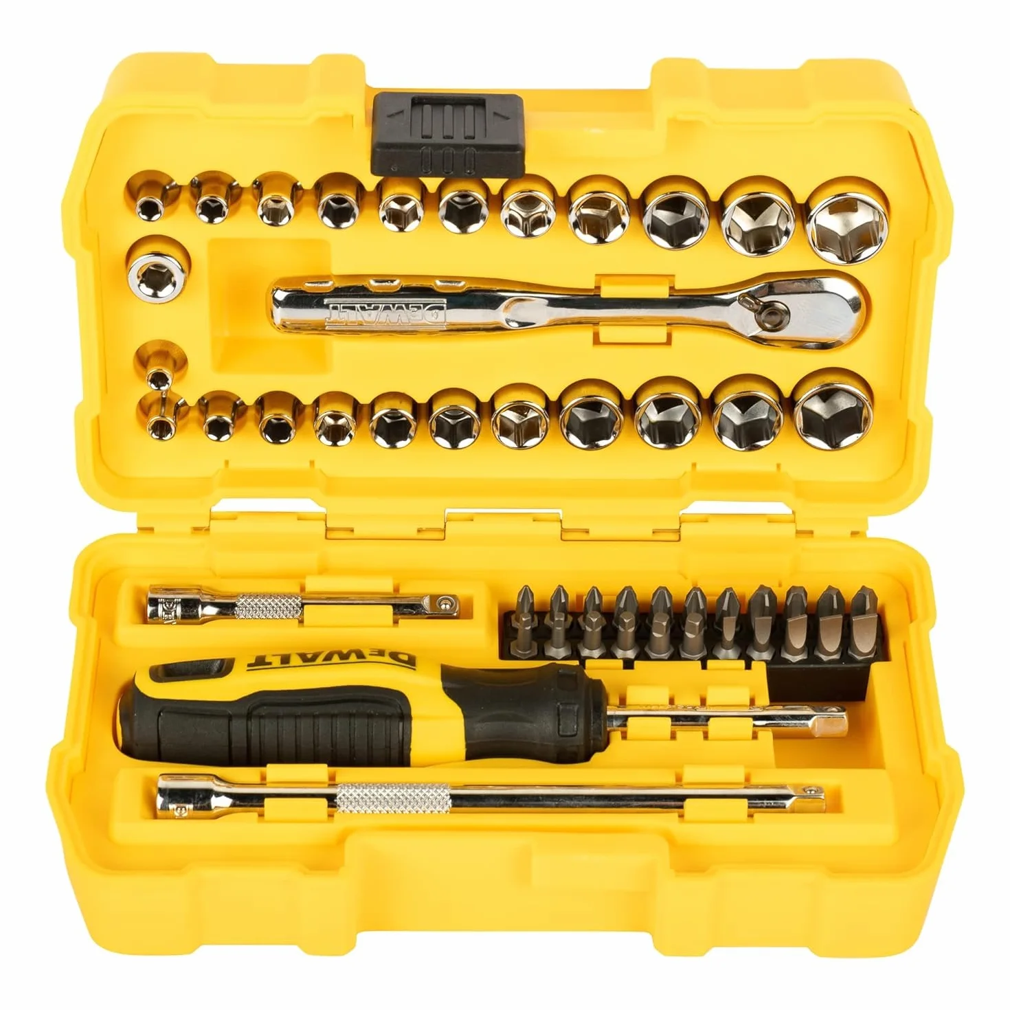 DEWALT DWMT81610-0 Zestaw narzędzi dla mechaników napędowych 1/4" 50 sztuk