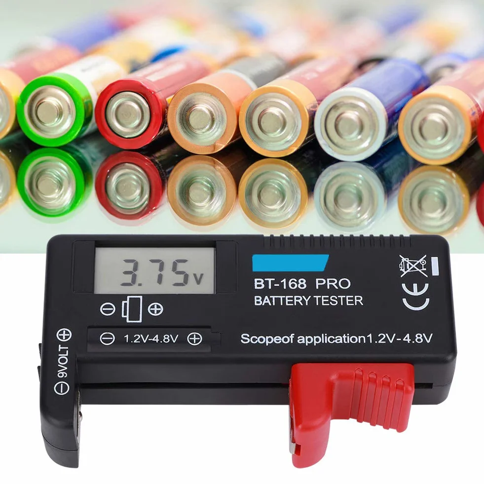 Cyfrowy tester baterii LCD BT 168Pro 1,2V 4,8V do AAA AA