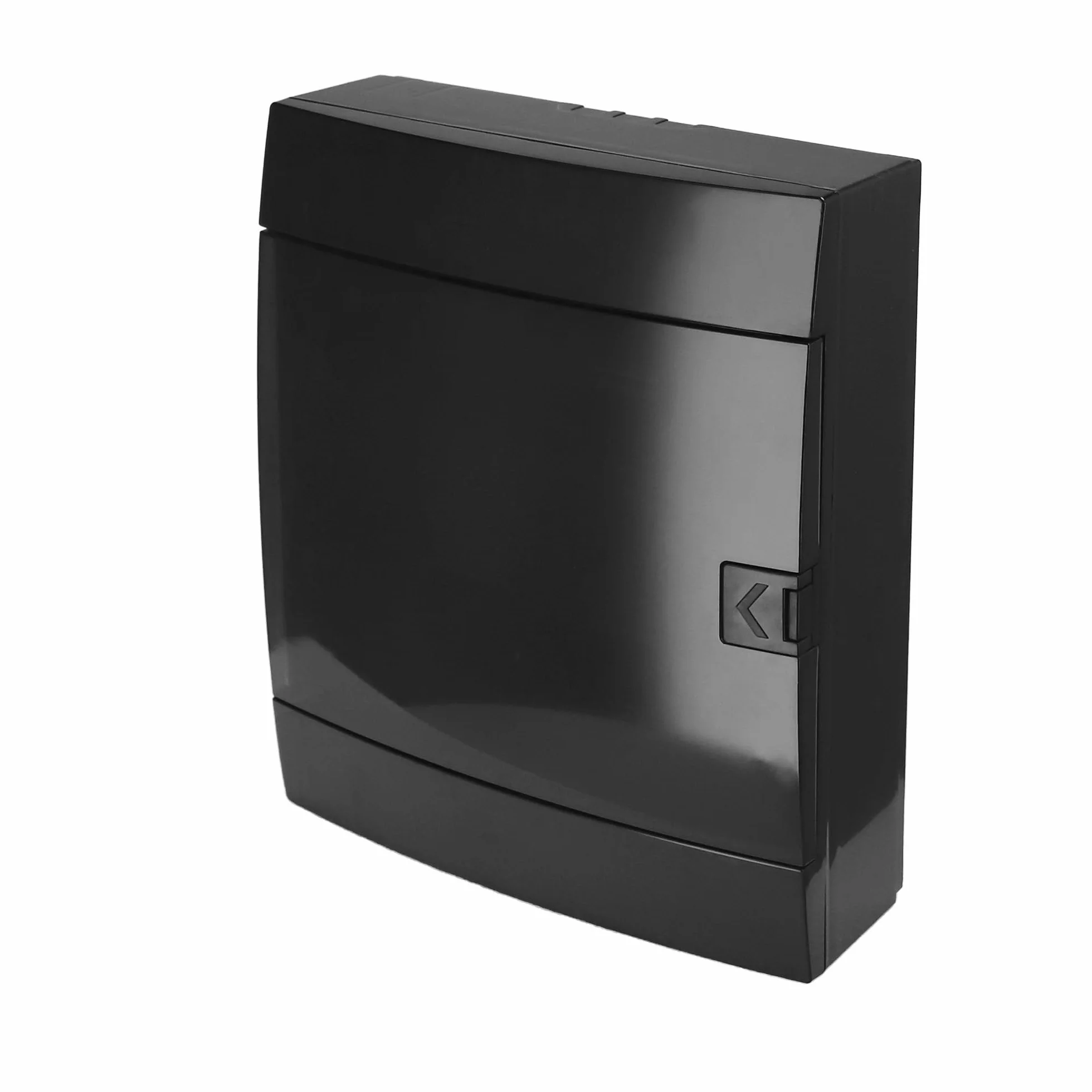 Rozdzielnica Elektryczna Natynkowa 2 Rzędy 24 Modułów 112,5x286x340,5 mm IP40 - Czarna ABS Skrzynka Bezpiecznikowa IK08, Skrzynka Rozdzielcza do Garażu, Warsztatu, Domu - Horoz Electric
