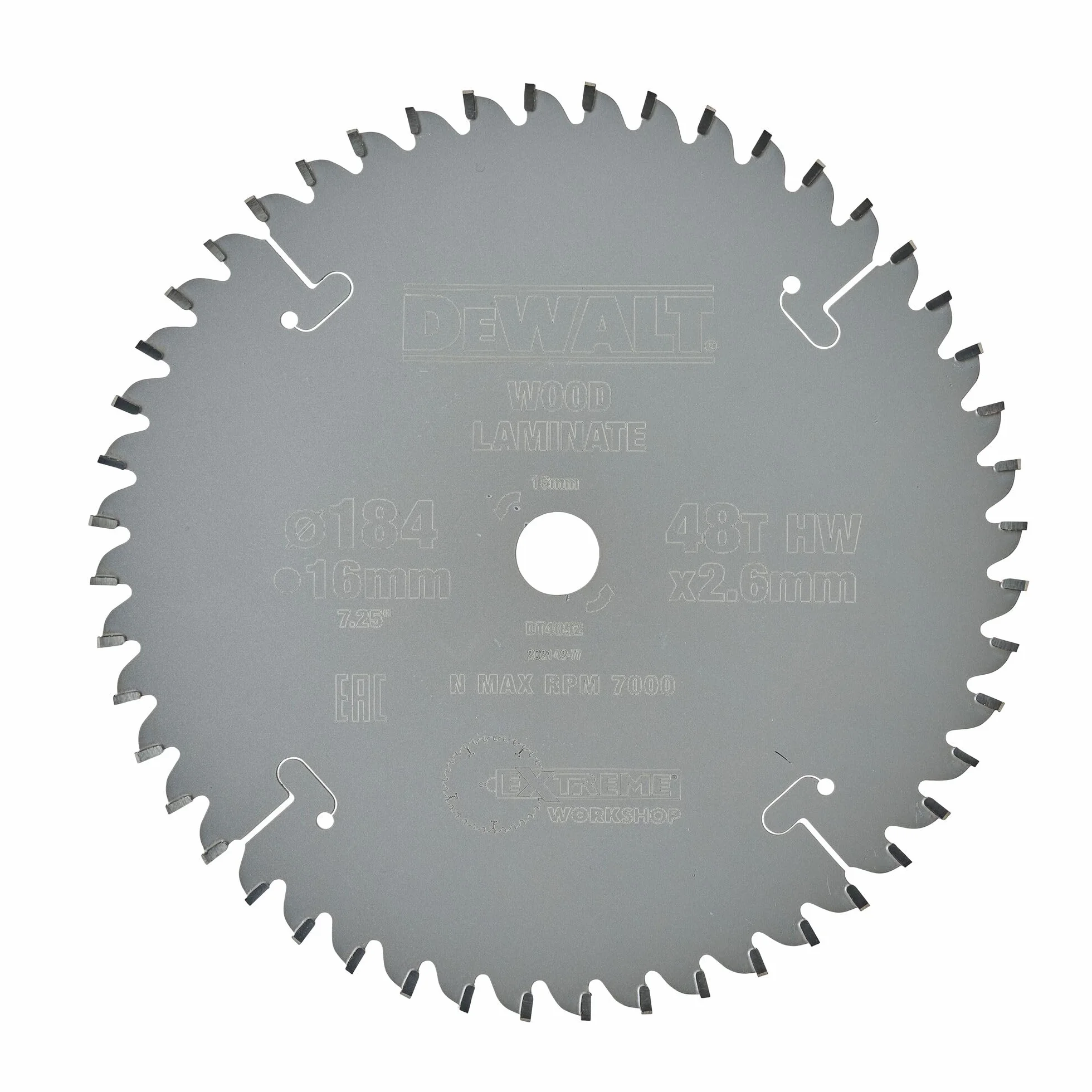 DeWalt DT4092-QZ brzeszczot piły tarczowej ręczny 184/16 mm 48TFZ