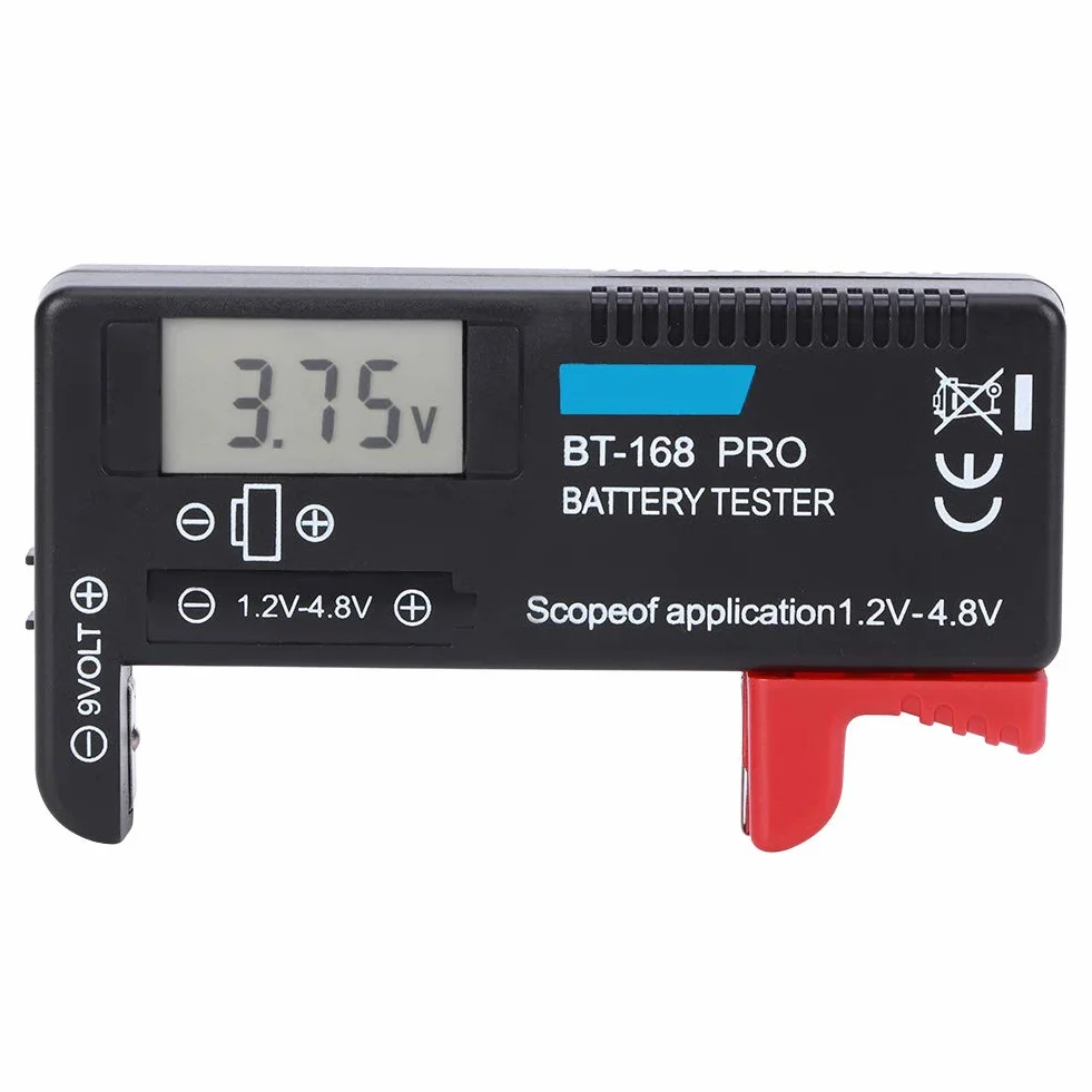 Cyfrowy tester baterii LCD BT 168Pro 1,2V 4,8V do AAA AA