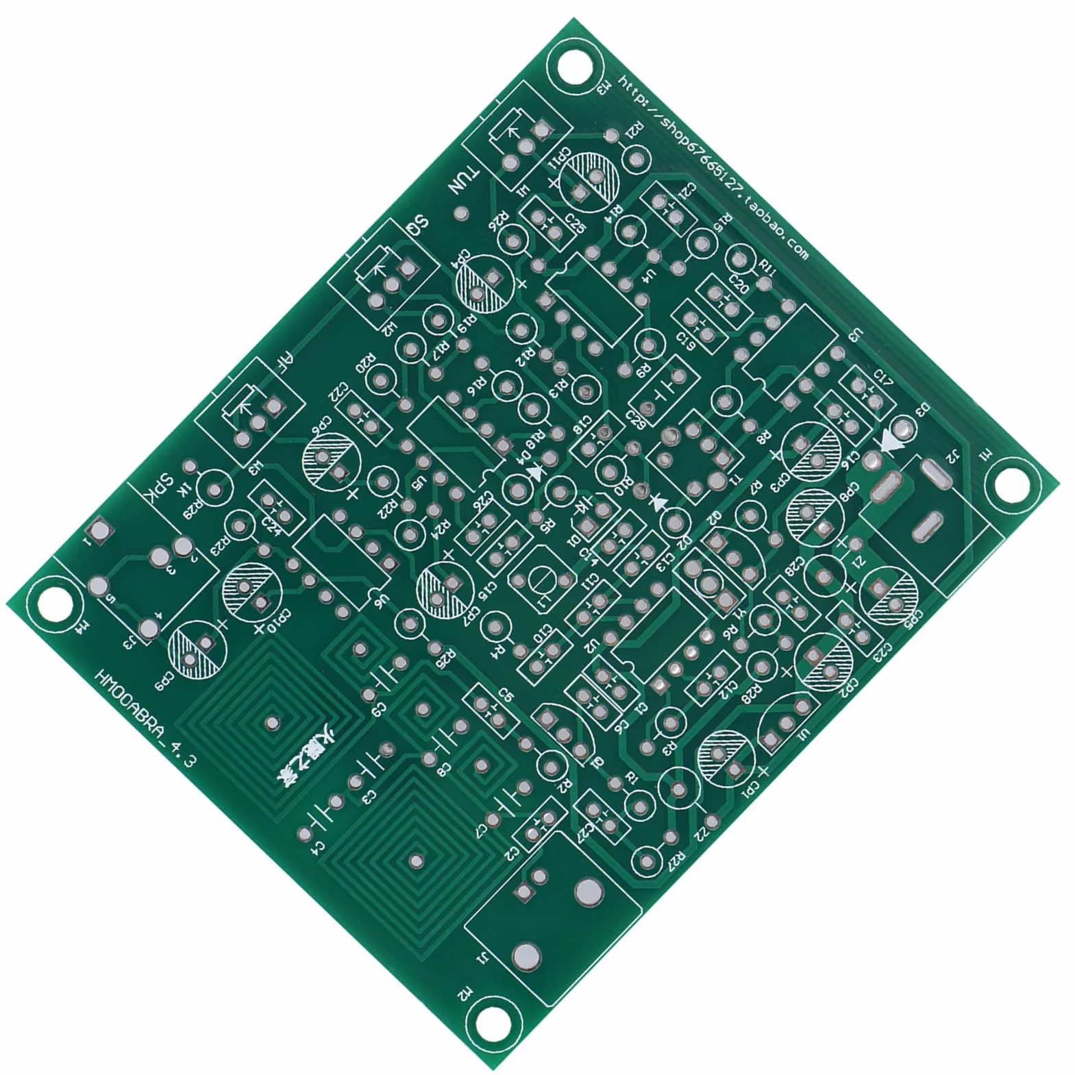 Zestaw Odbiornika Radiowego DIY Airband, Sygnał AM, Zielona Płytka PCB, Połączenia Samolot-Wieża