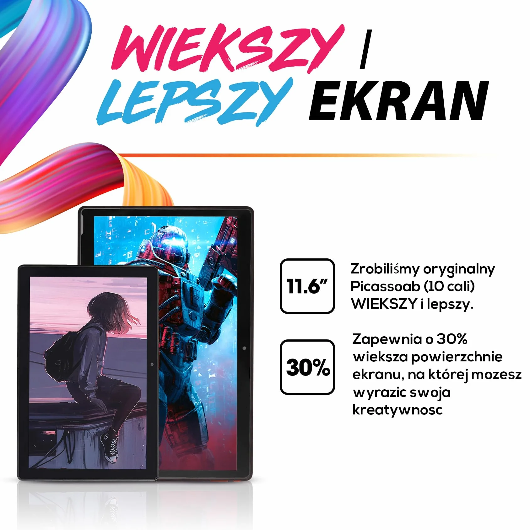 Simbans PicassoTab tablet graficzny 11,6 cala z długopisem