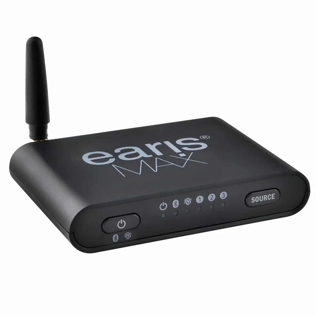 Humantechnik earisMAX Bluetooth 5.3 Auracast nadajnik LE-Audio LC3 Hires LDAC