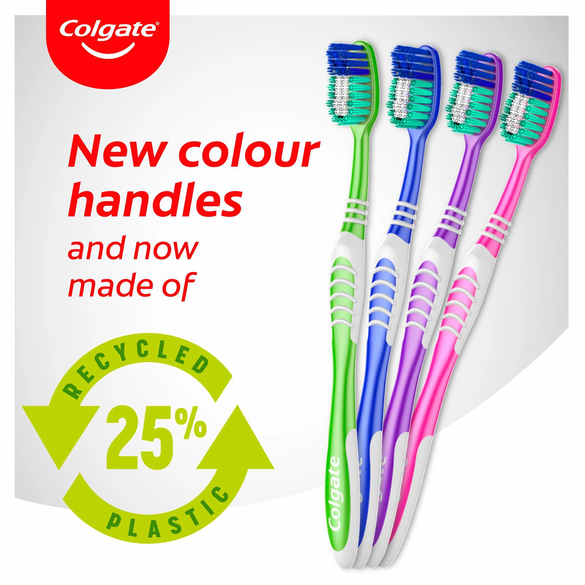 Colgate Palmolive 83431 Szczoteczki do Zębów, 3 szt, Wielokolorowe