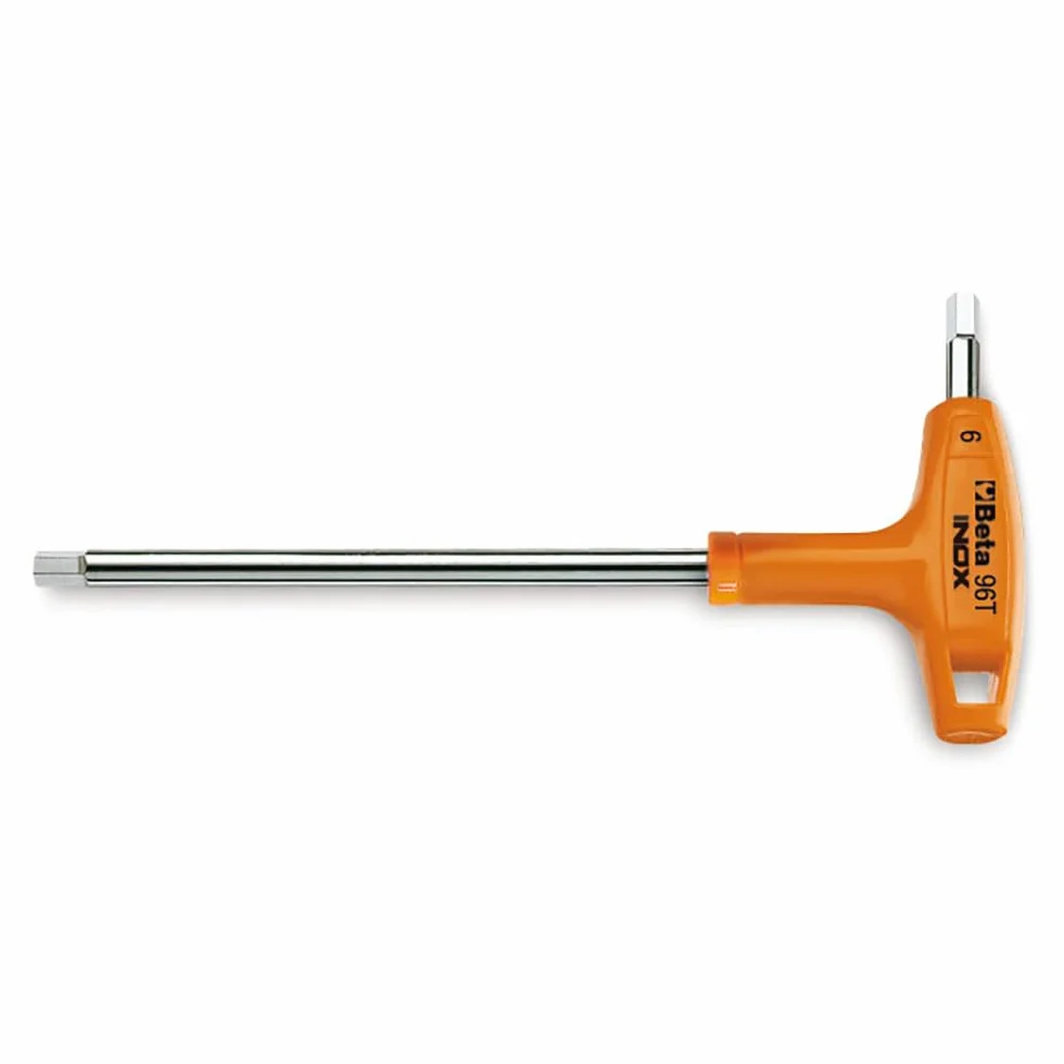 Beta Klucz sześciokątny z 96 zębami Inox/S5 (zestaw 5)