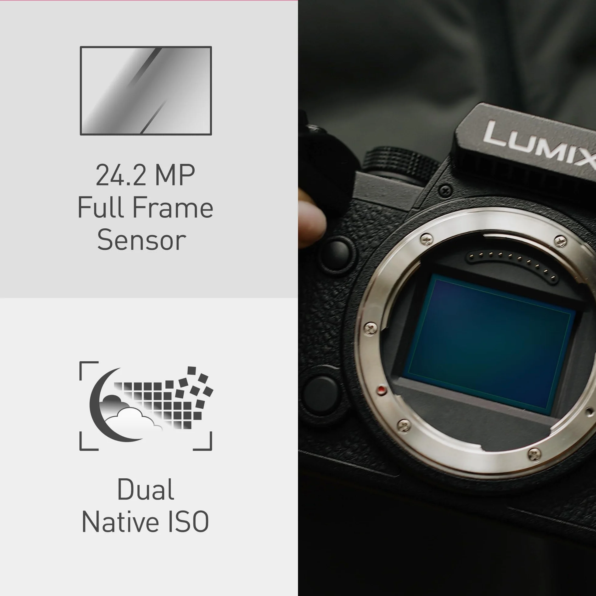 Panasonic Lumix DC-S5 II Pełnoklatkowy Aparat Bezlusterkowy 18-40mm 4K 60P 6K 30P Czarny