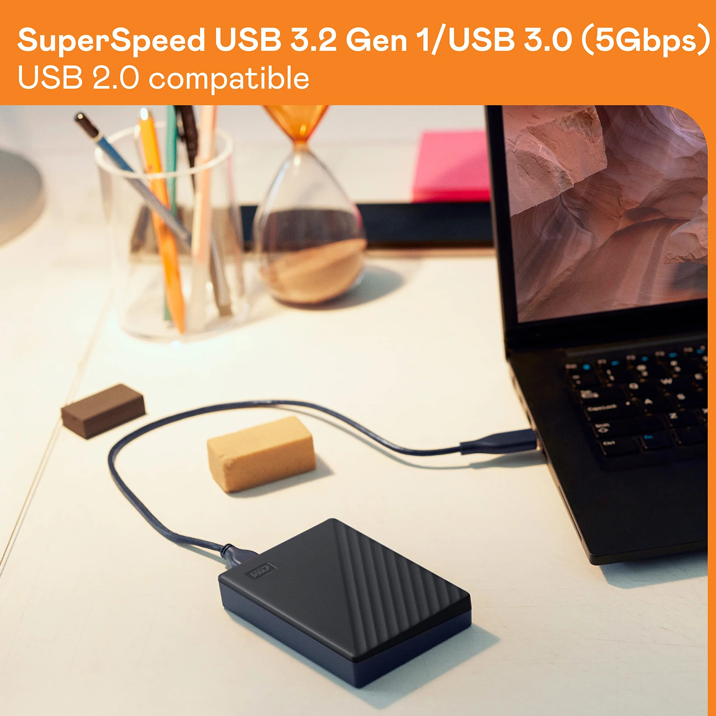 WD My Passport 6TB przenośny dysk twardy USB 3.0 zewnętrzny