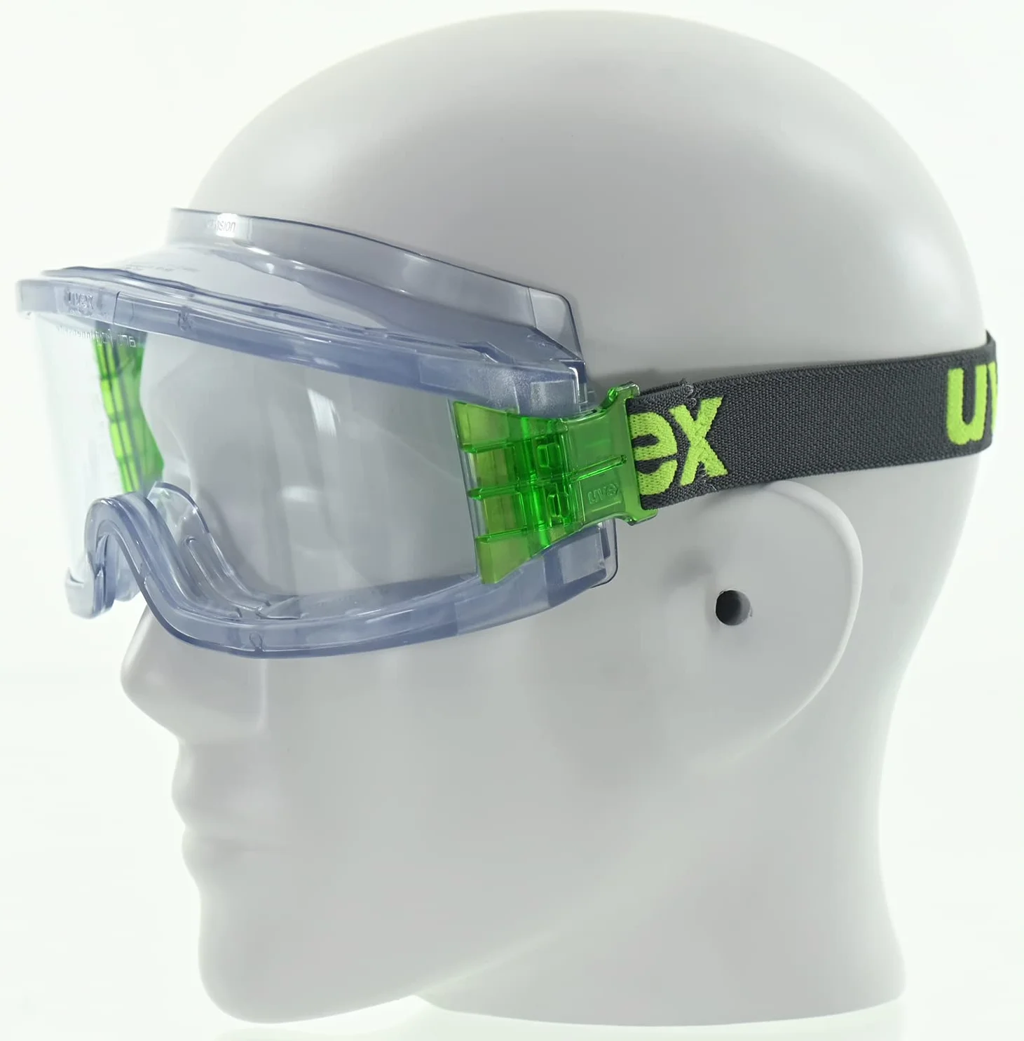 Uvex 9301714 Ultravision Vollsichtbrille - Supravision Excellence - Przezroczysty/Grün-Przezroczysty