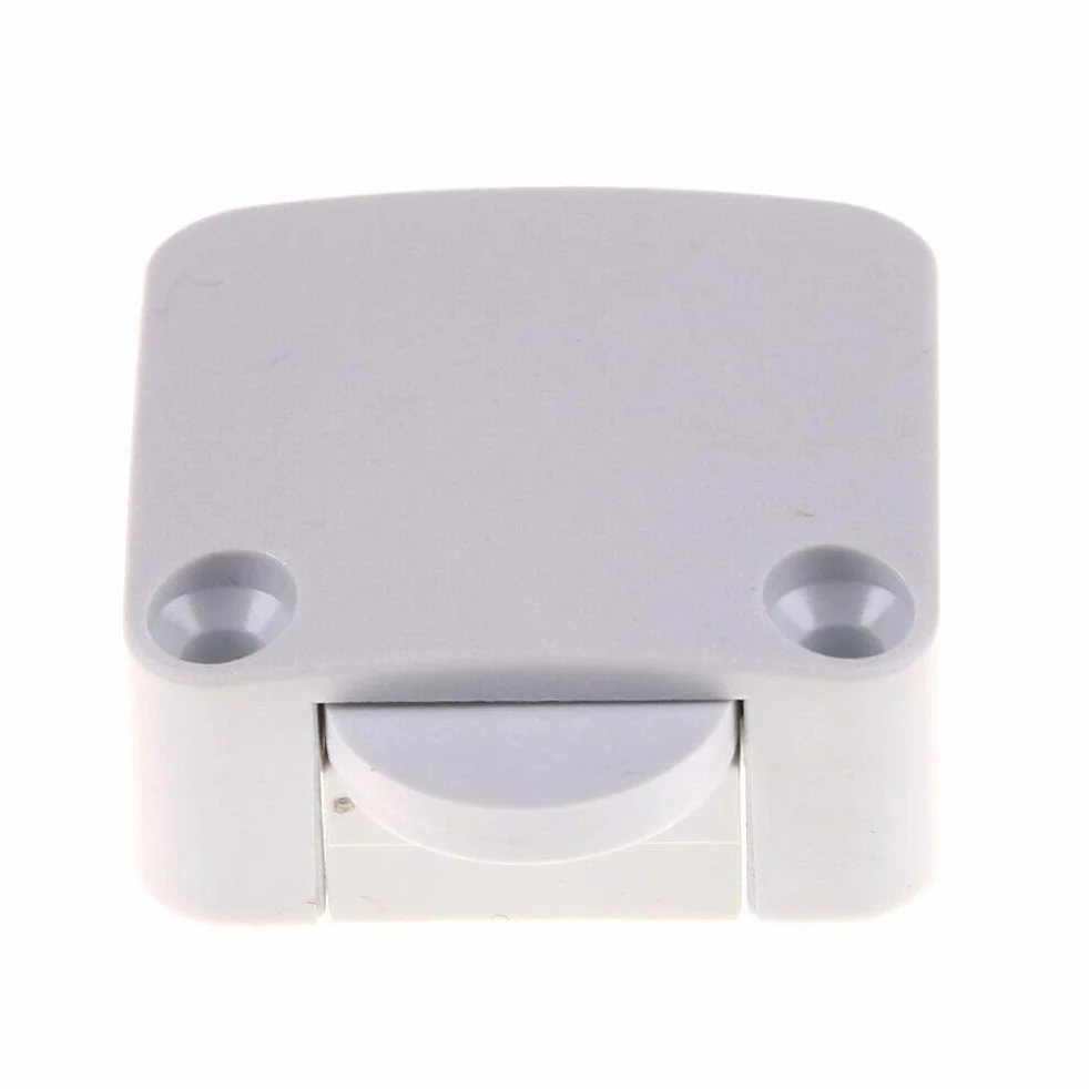 Brązowy przełącznik barowy, przełącznik zatrzaskowy, LED (niskonapięciowy), 230 V (wysokonapięciowy) wł./wył., wyłącznik drzwiowy, przełącznik szafy (biały)