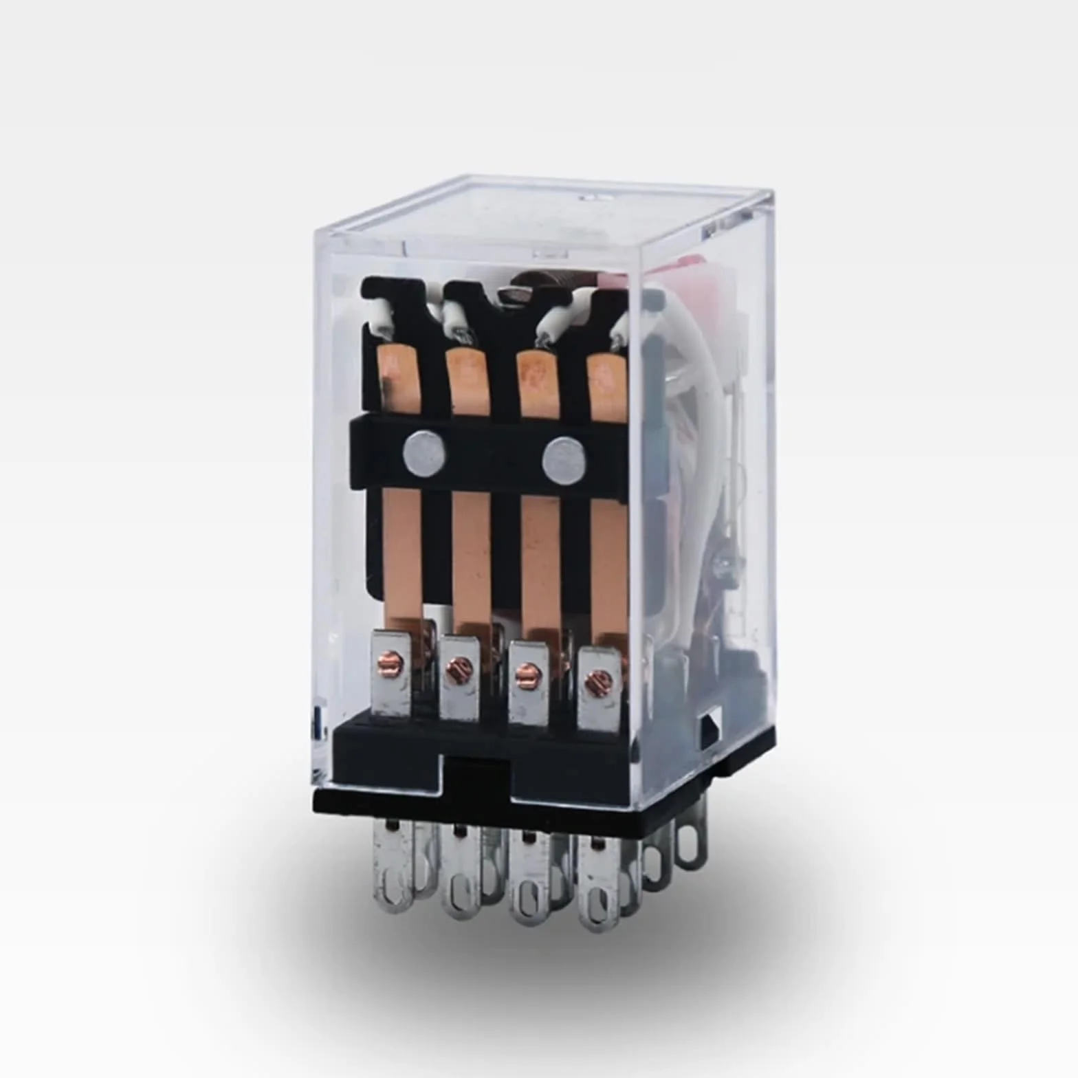 Mały przekaźnik pośredni JZX-22F (D) 2Z AC220V DC24V dwa otwarte dwa zamknięte 5A ze światłami (AC220A)