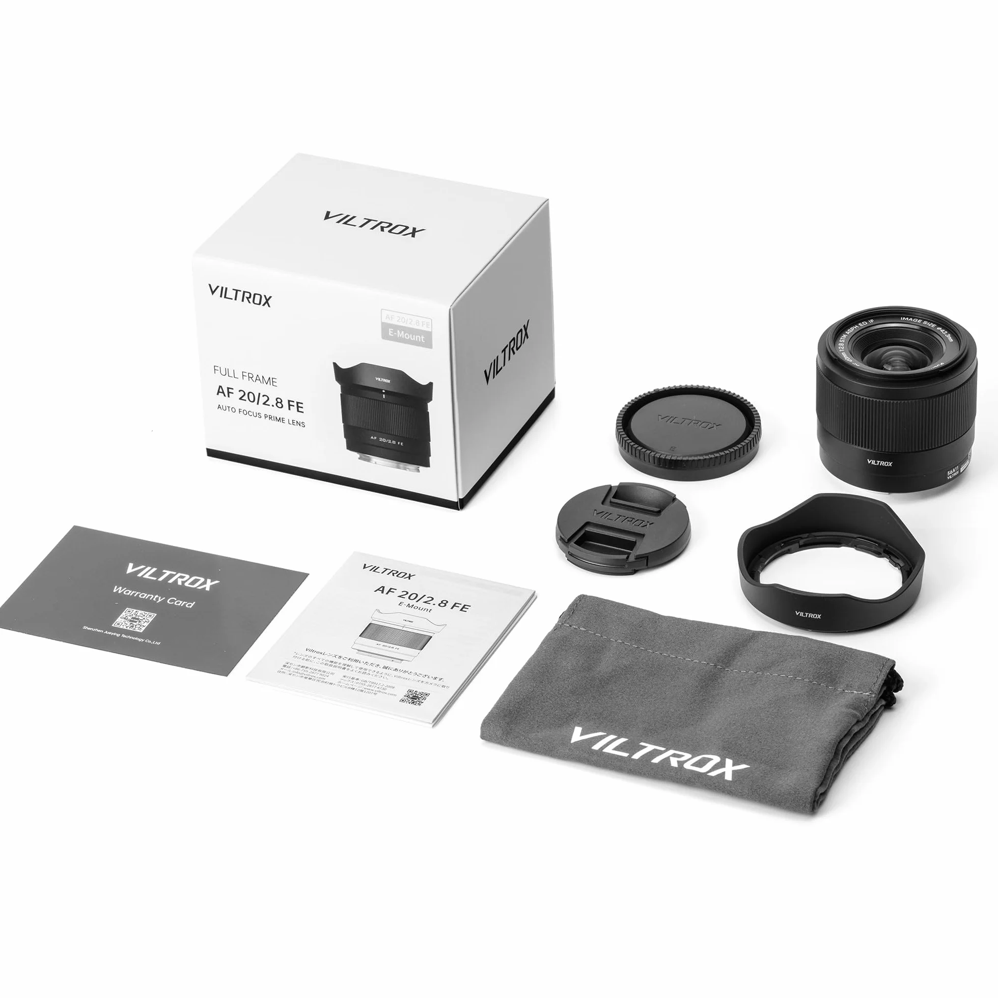 VILTROX 20 mm f2.8 FE, 20 mm f/2.8 e-Mount pełnoklatkowy obiektyw AF do Sony e Mount, obiektyw szerokokątny Prime do Sony e Mount a7cr a7cii a7c a6700 zv-e100 a6600 a6400 a7iv a7iii