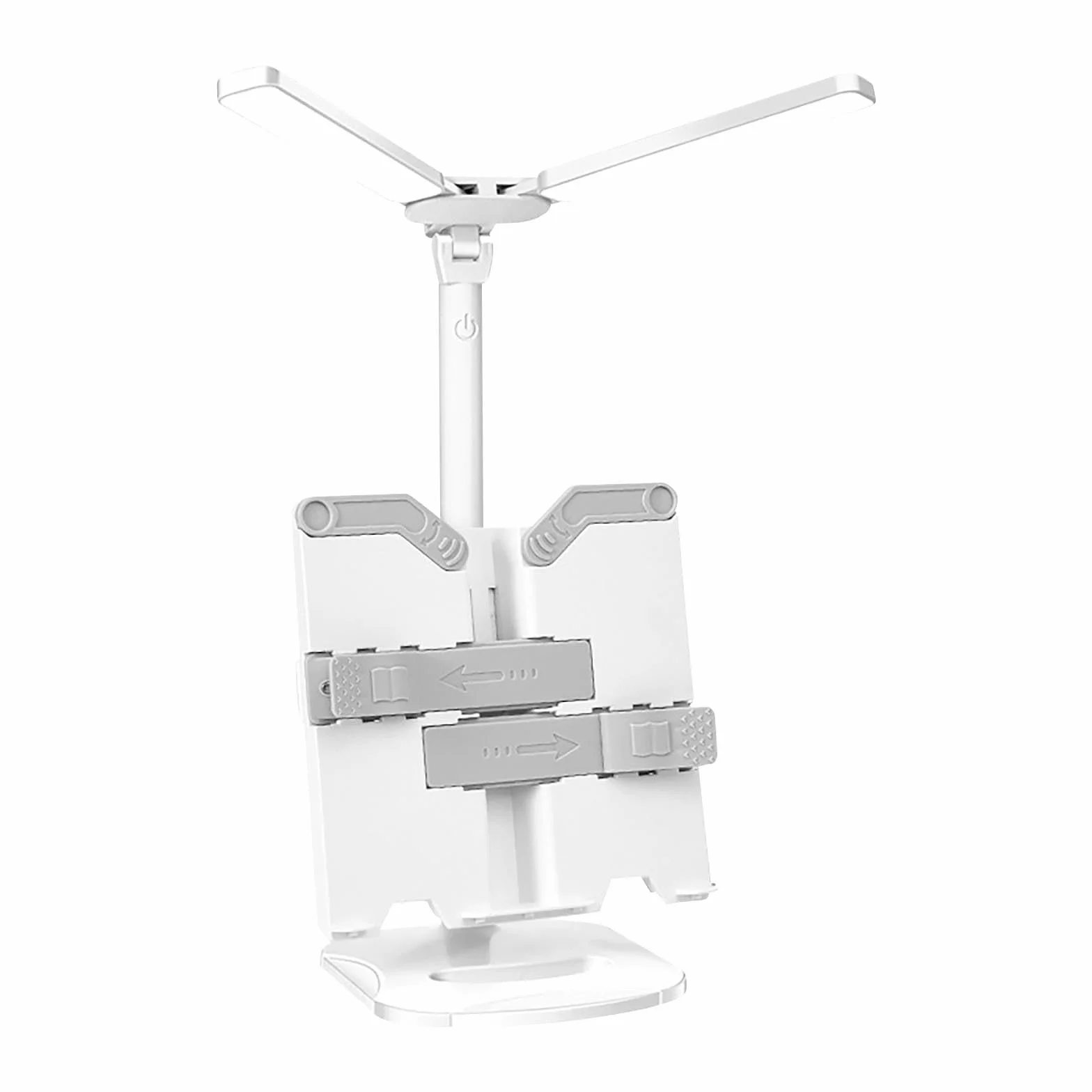 Lampa biurkowa z półką na książki, dedykowana lampka do czytania do nauki, ściemniana ochrona oczu, odpowiednia do domu, biura, sypialni, pracy, gabinetu