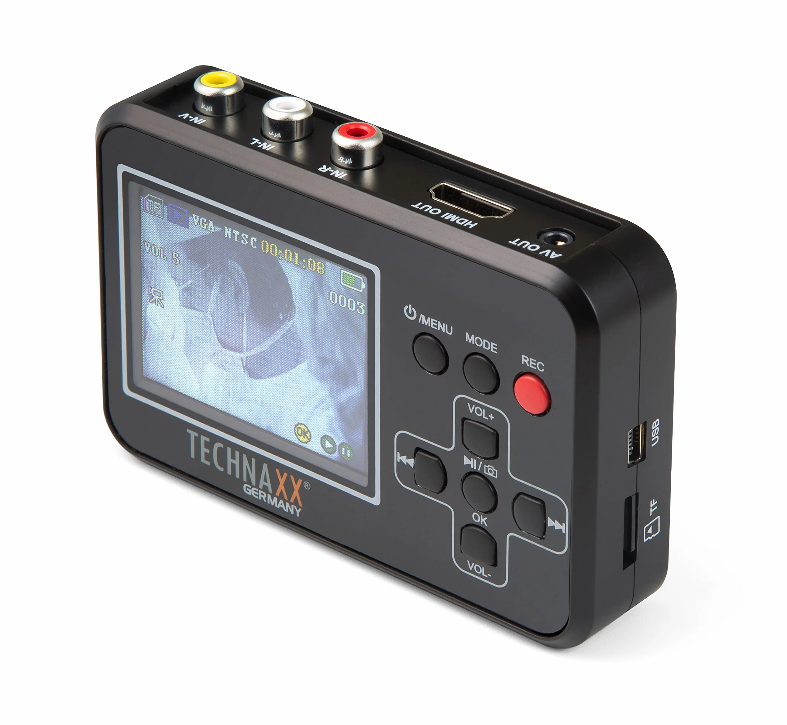 Technaxx TX-182 Video Grabber transmisja na żywo Plug and Play