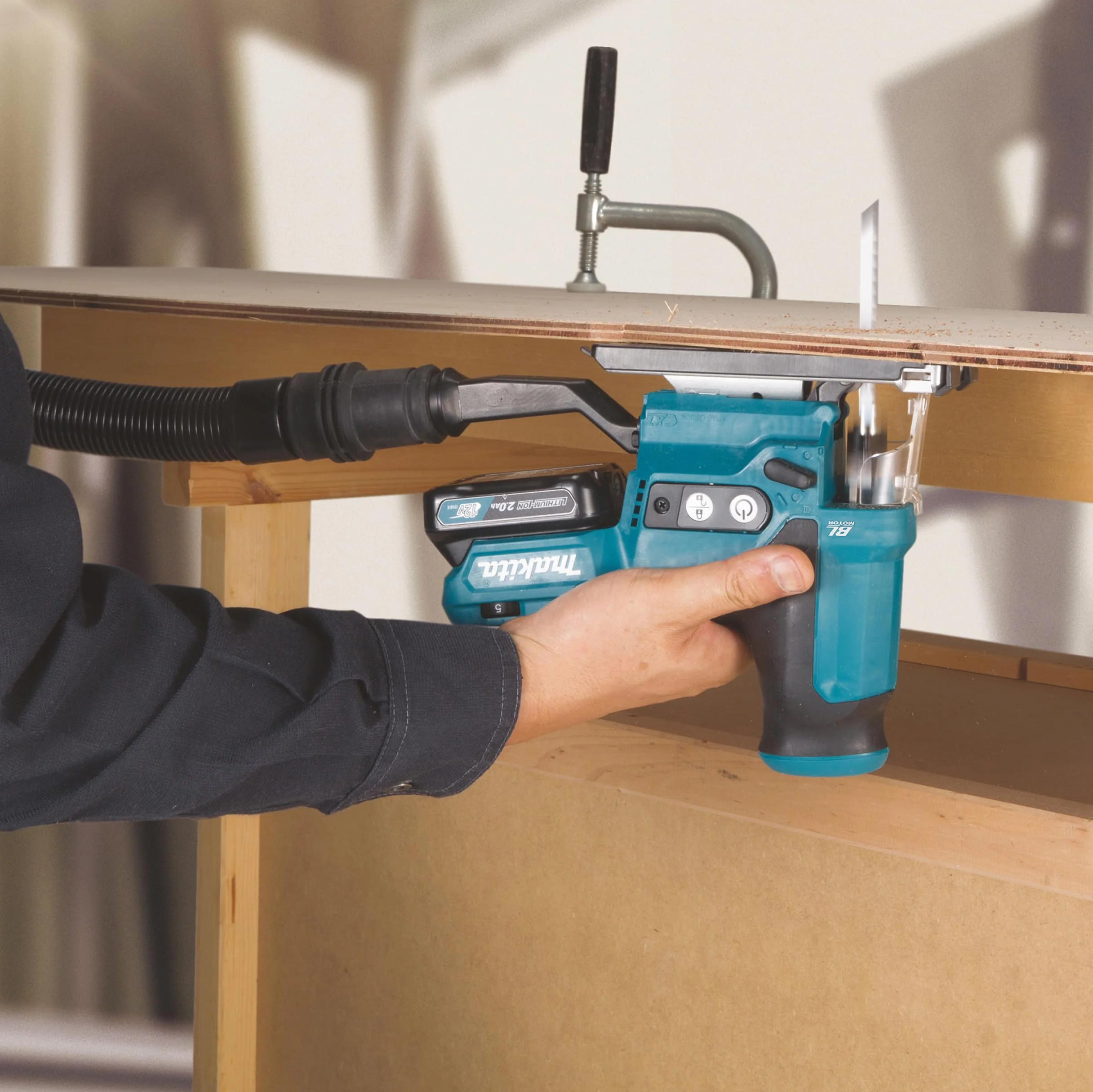 Makita JV102DZ Wyrzynarka, 18 W, Niebieski, 12 V