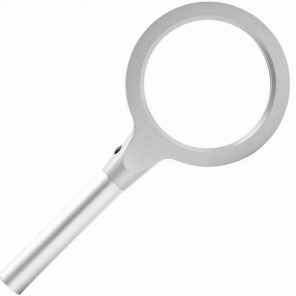 Okulary powiększające, edukacyjne lupy hobbystyczne, lupa Hd 20 staruszek czytający z oświetleniem LED ręczna lupa optyczna 10 powiększone lustro Comfortable anniversary