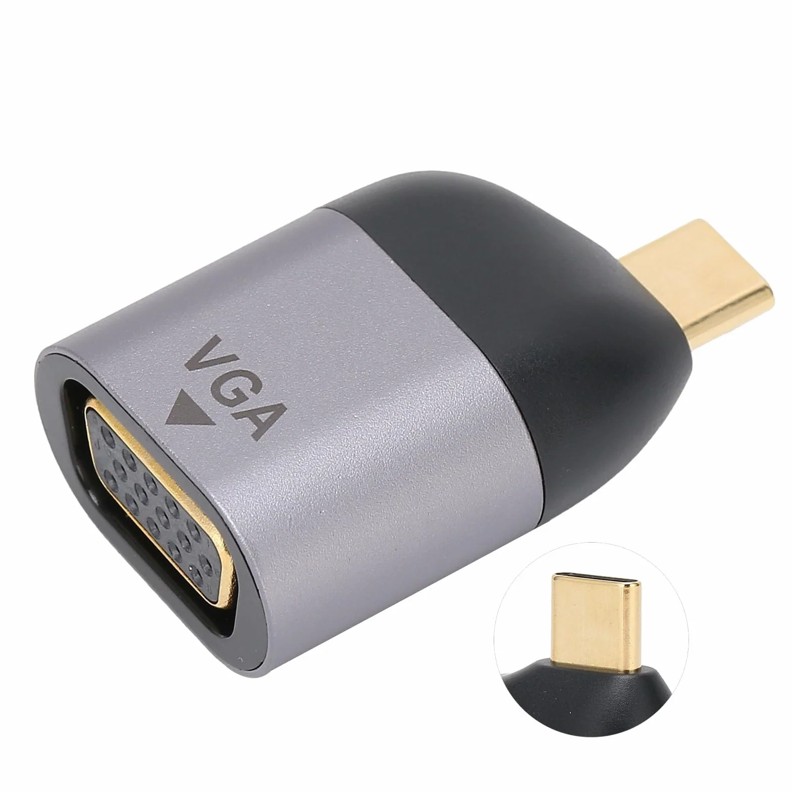 Adapter USB C na VGA 1920x1200 Konwerter USB C na VGA